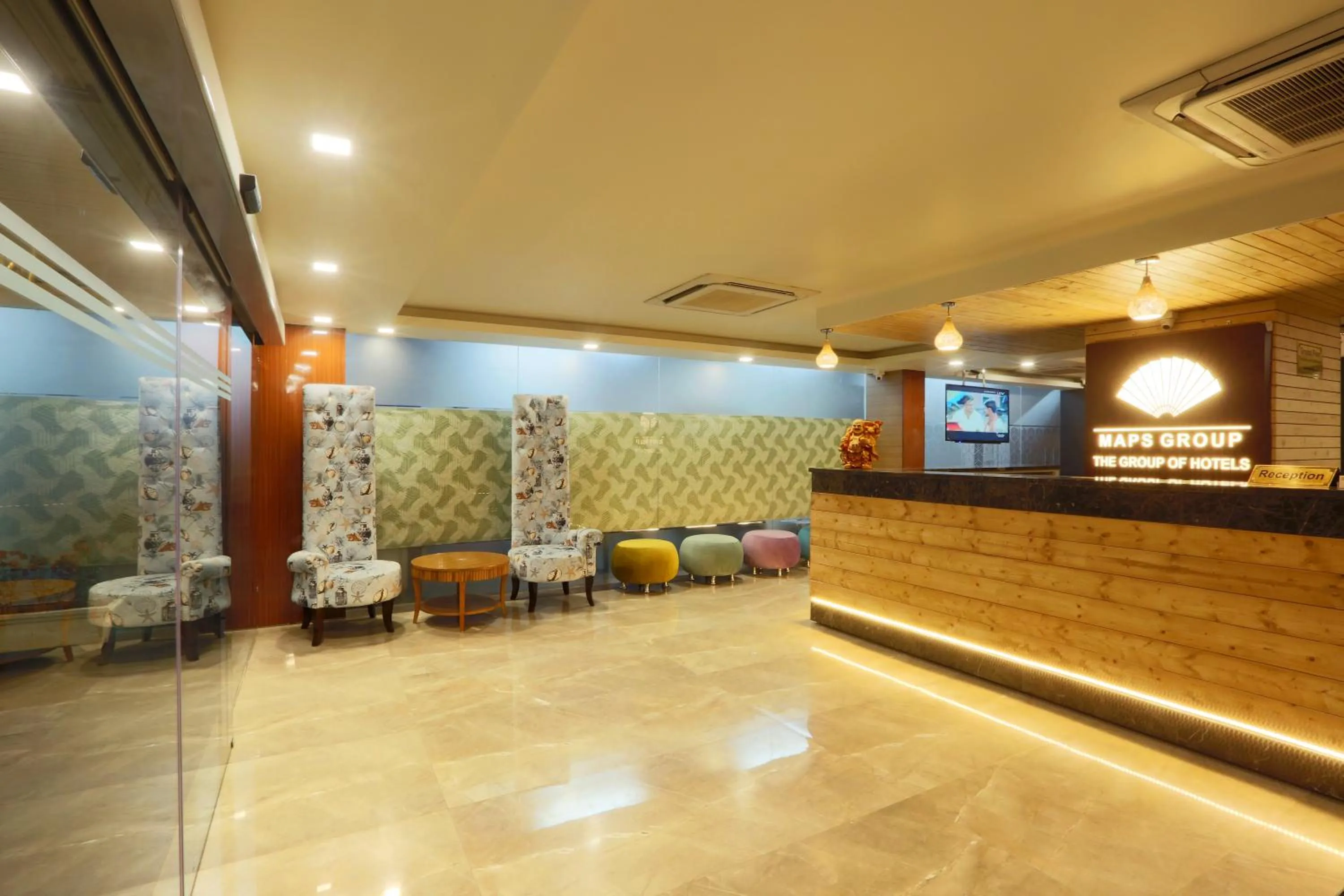 Lobby or reception in Hotel Omega - Gurgaon Central, Sec 45