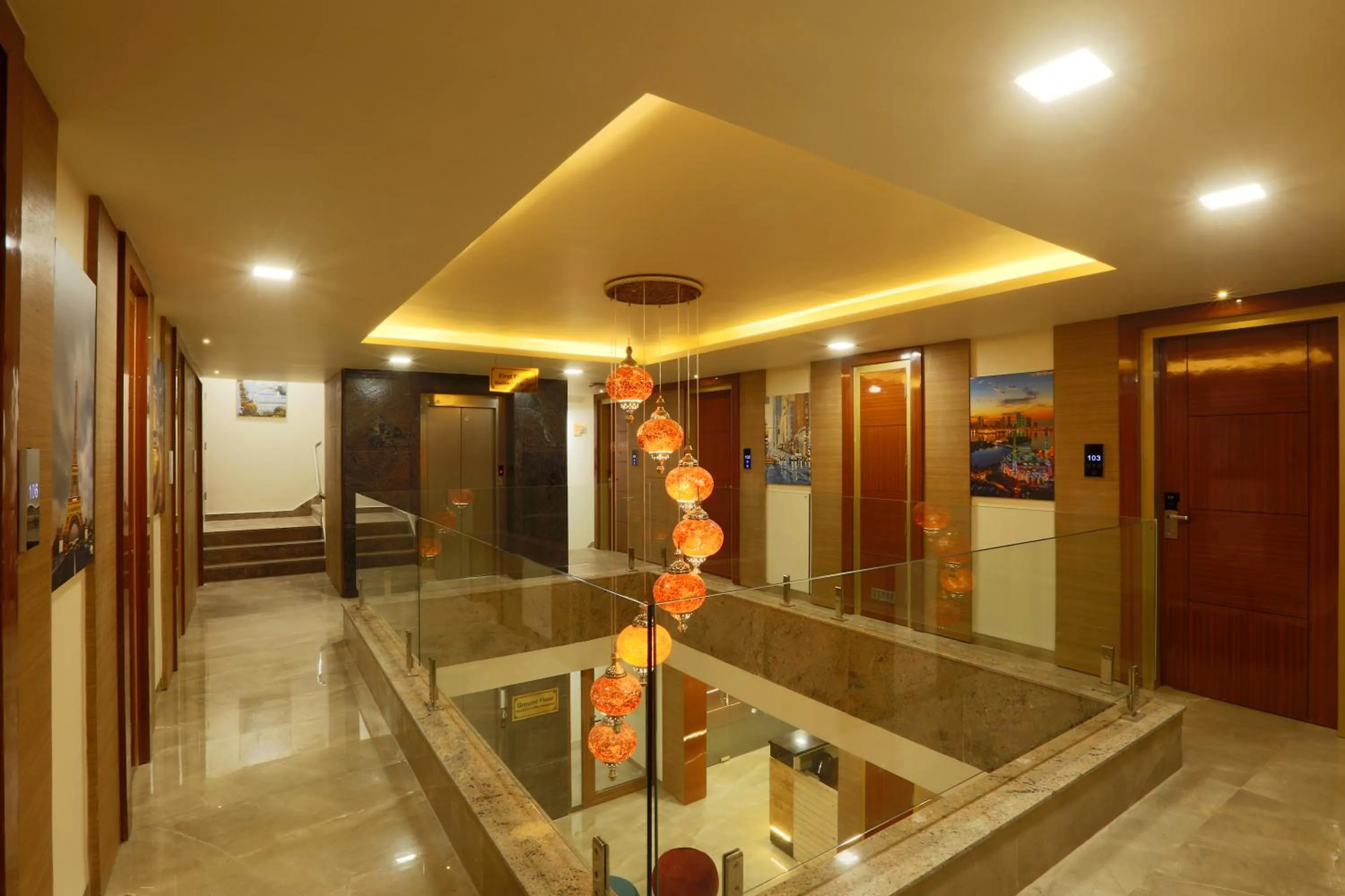 Lobby or reception in Hotel Omega - Gurgaon Central, Sec 45