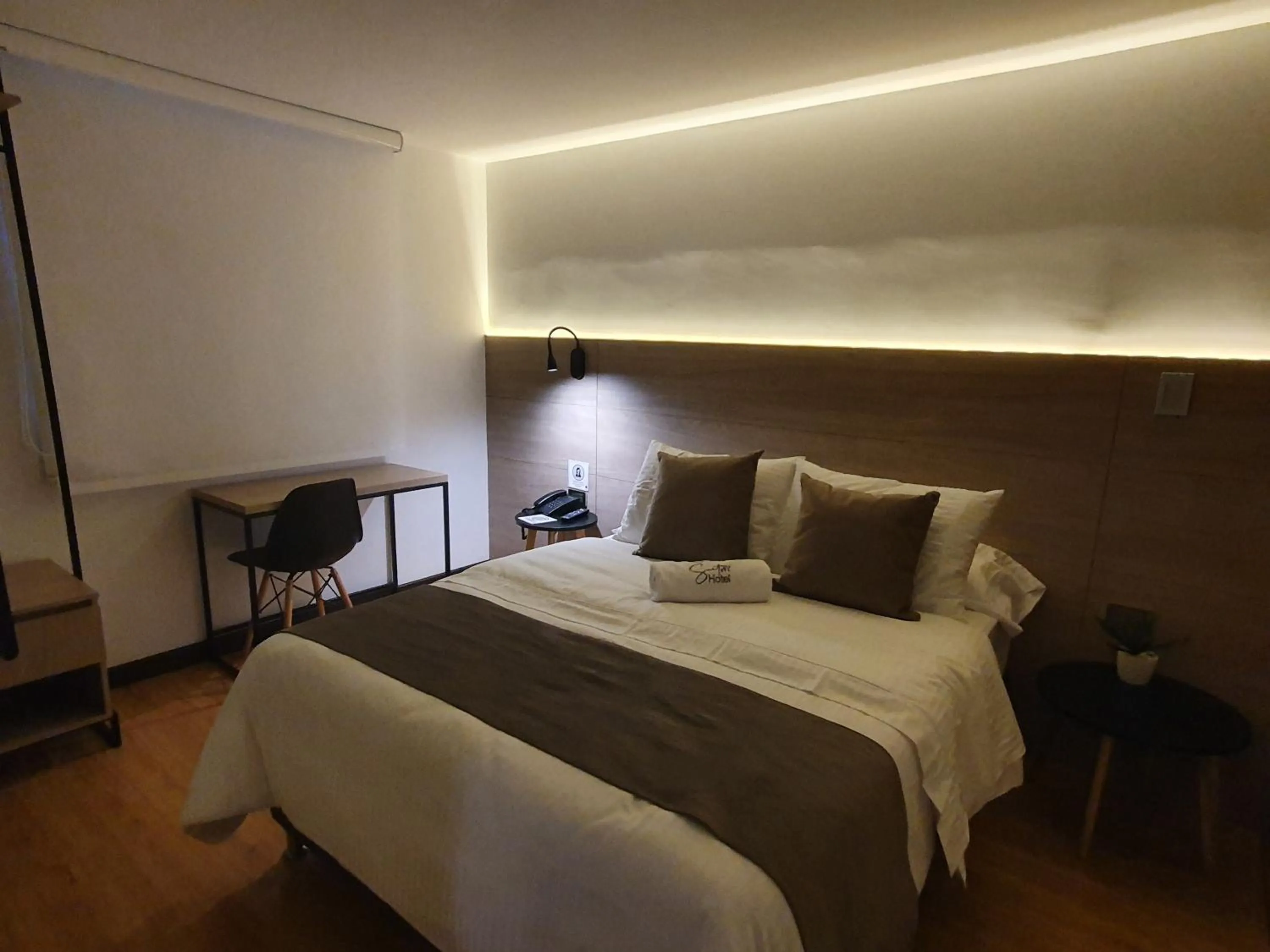 Bed in HOTEL SANTORI