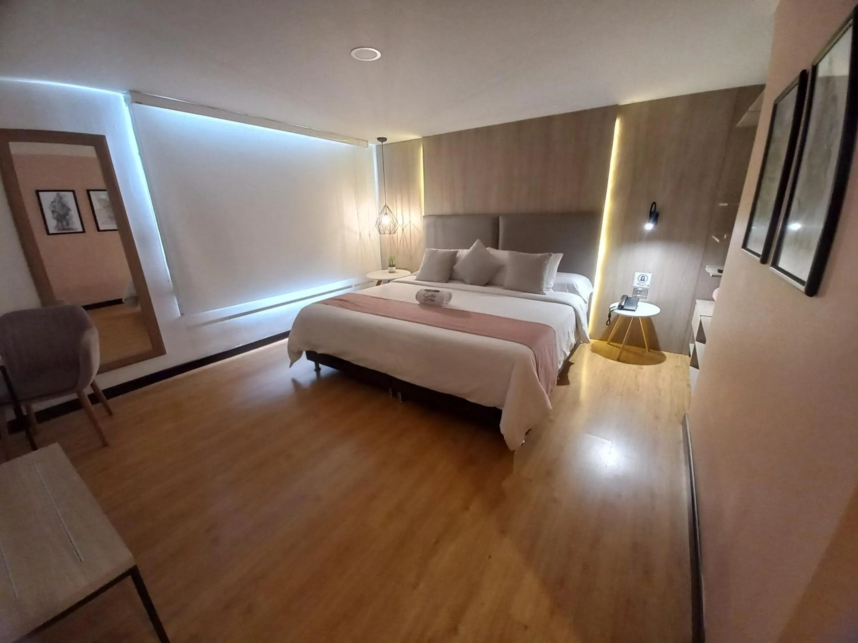 Bed in HOTEL SANTORI