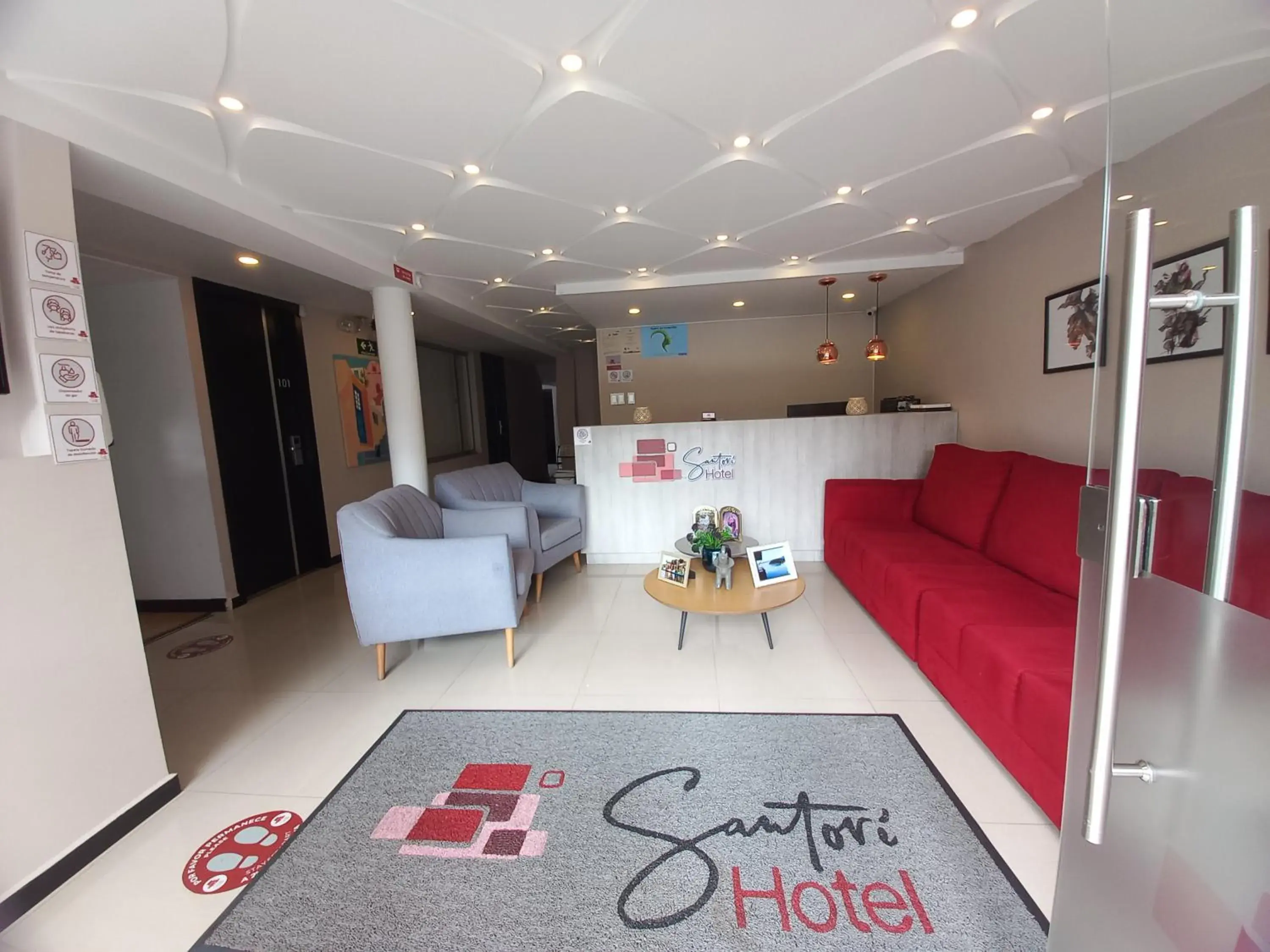 Lobby or reception in HOTEL SANTORI Lobby or reception in HOTEL SANTORI