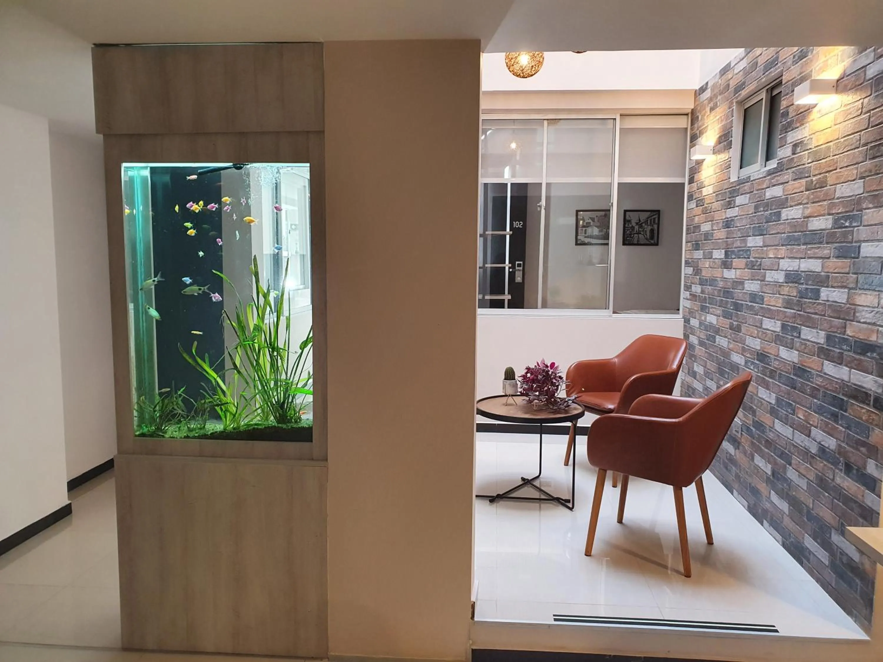 Seating area in HOTEL SANTORI