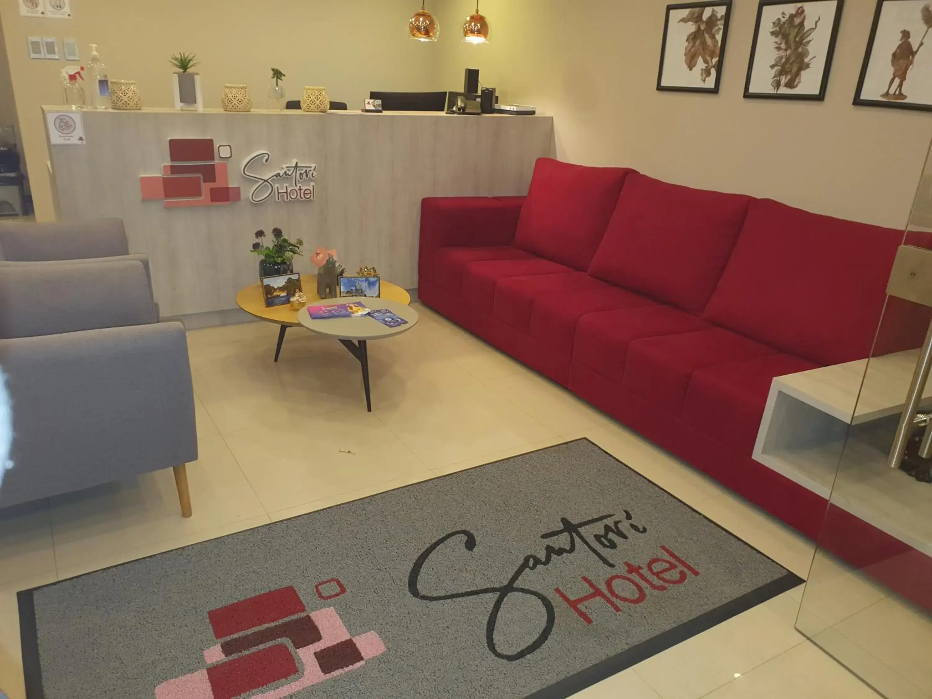 Lobby or reception in HOTEL SANTORI Lobby or reception in HOTEL SANTORI