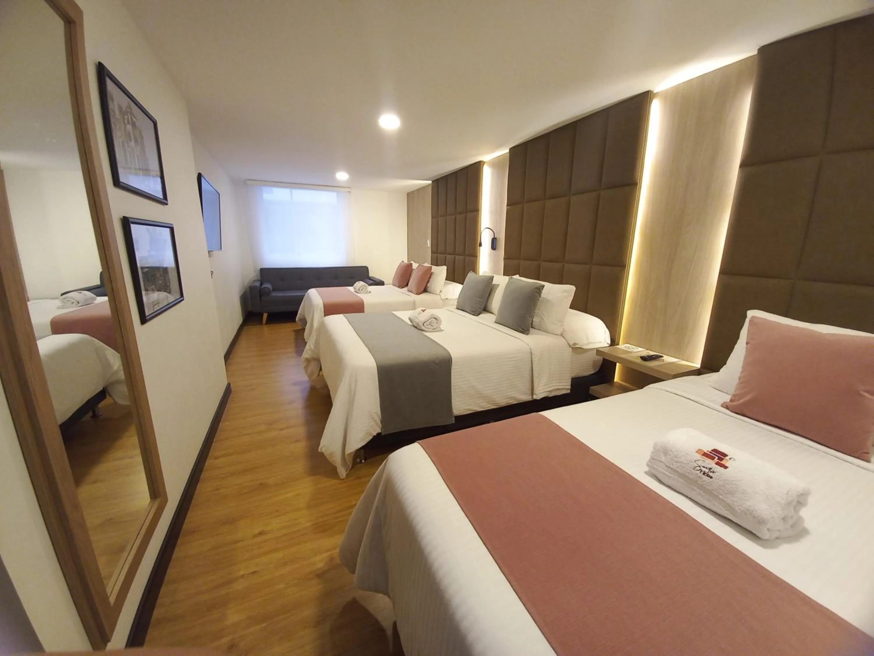 Bed in HOTEL SANTORI