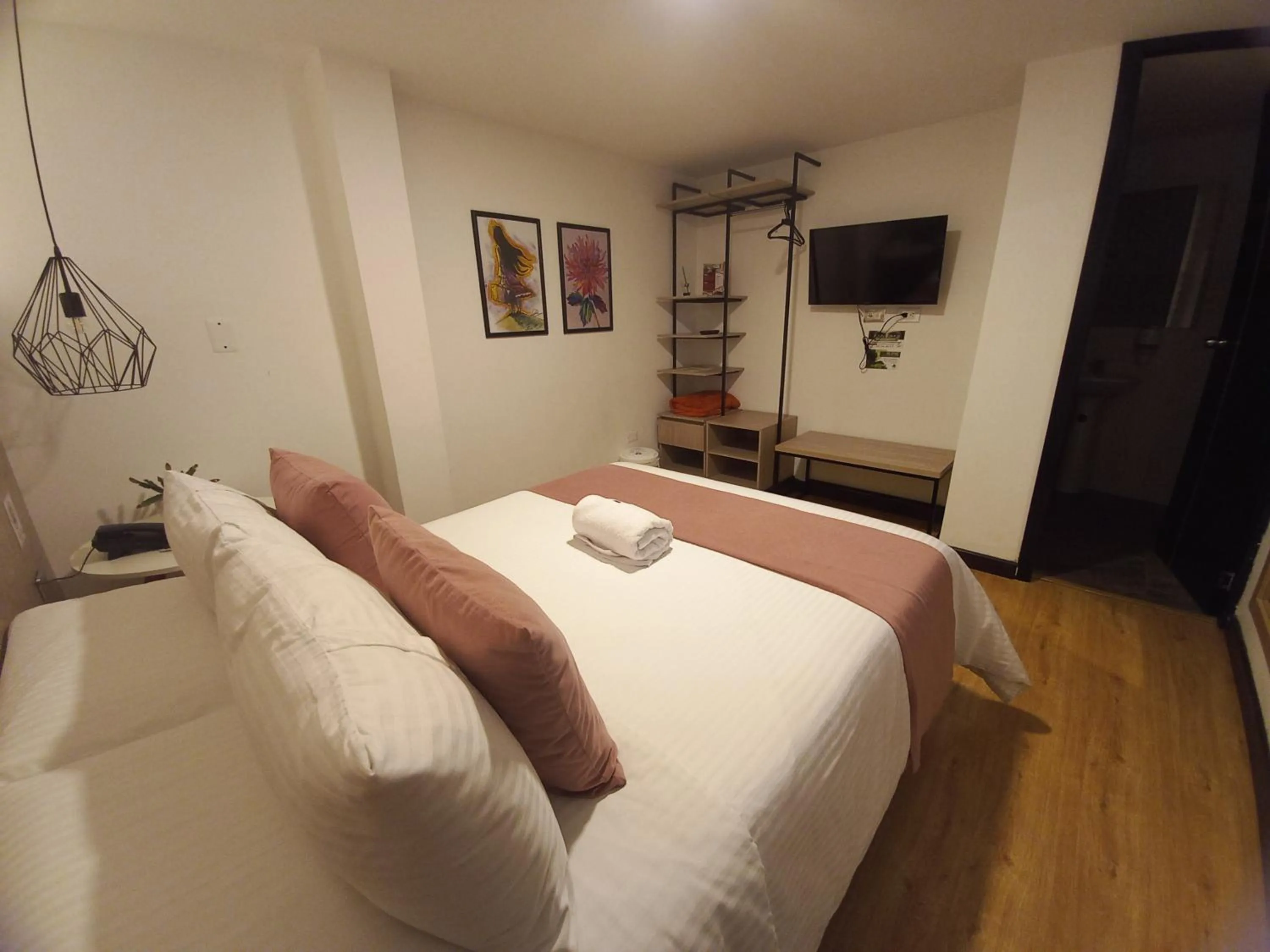 Bedroom, Bed in HOTEL SANTORI