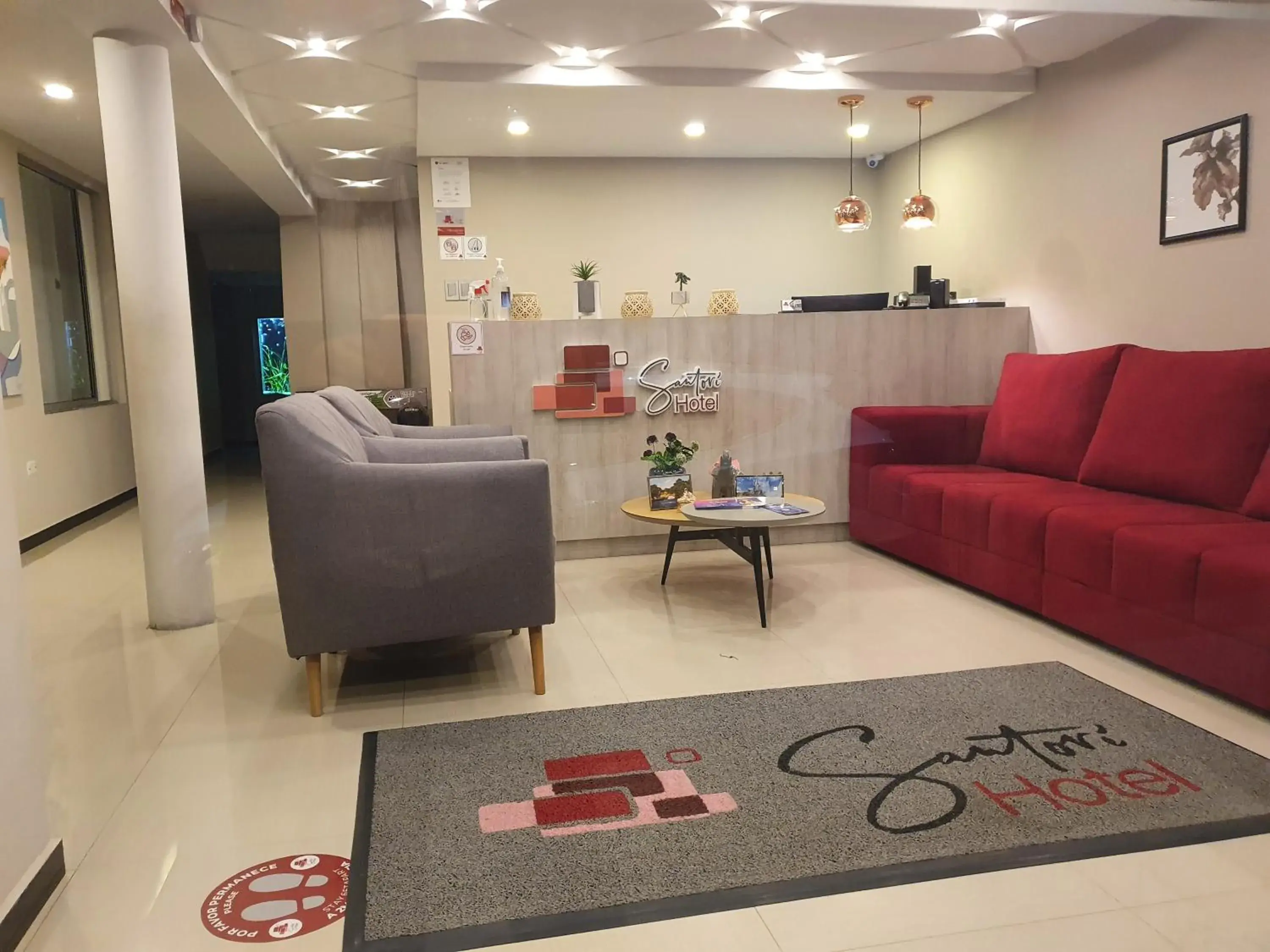 Lobby or reception in HOTEL SANTORI Lobby or reception in HOTEL SANTORI