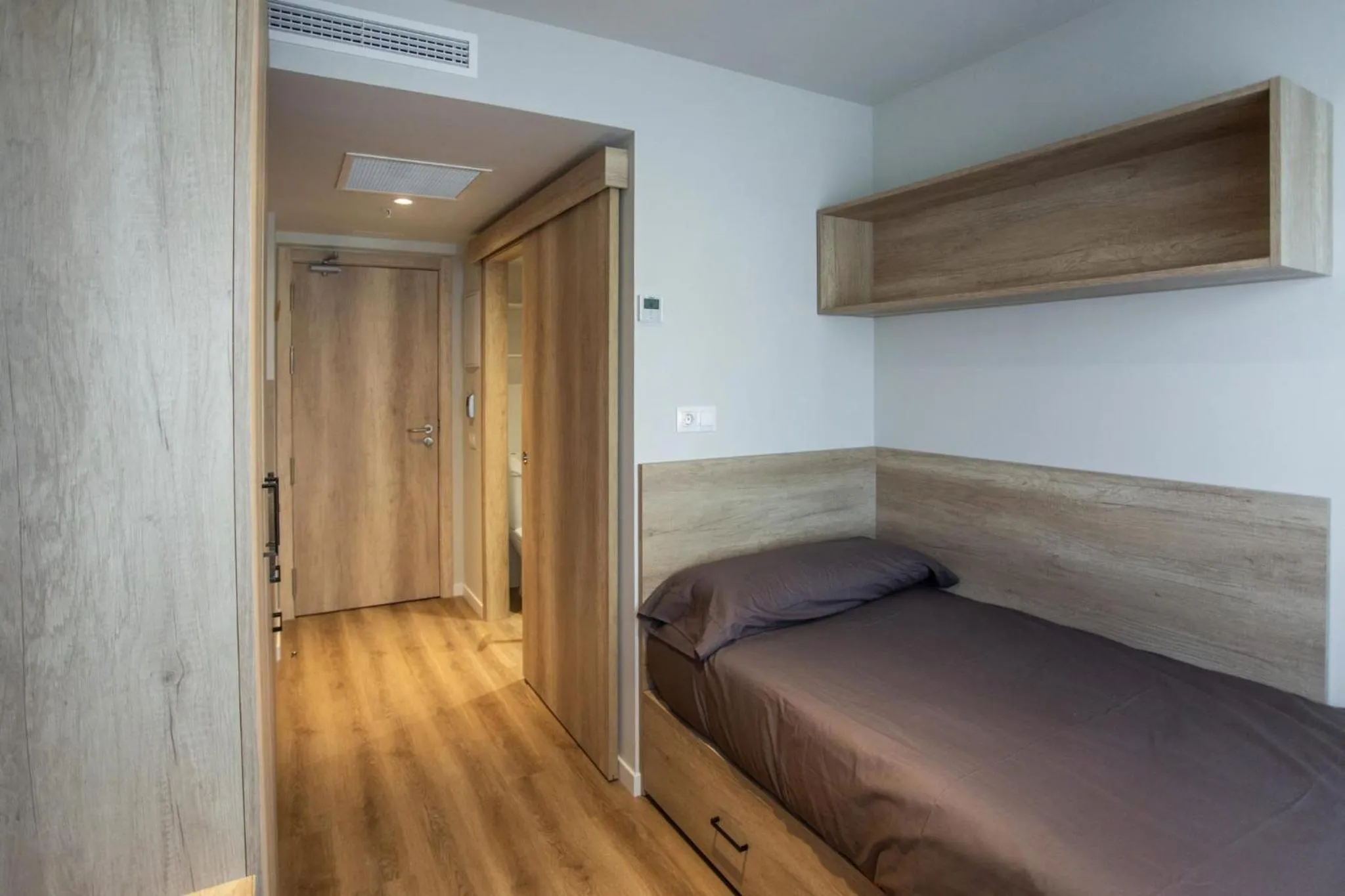 Bedroom, Bed in Micampus Bilbao Student Residence