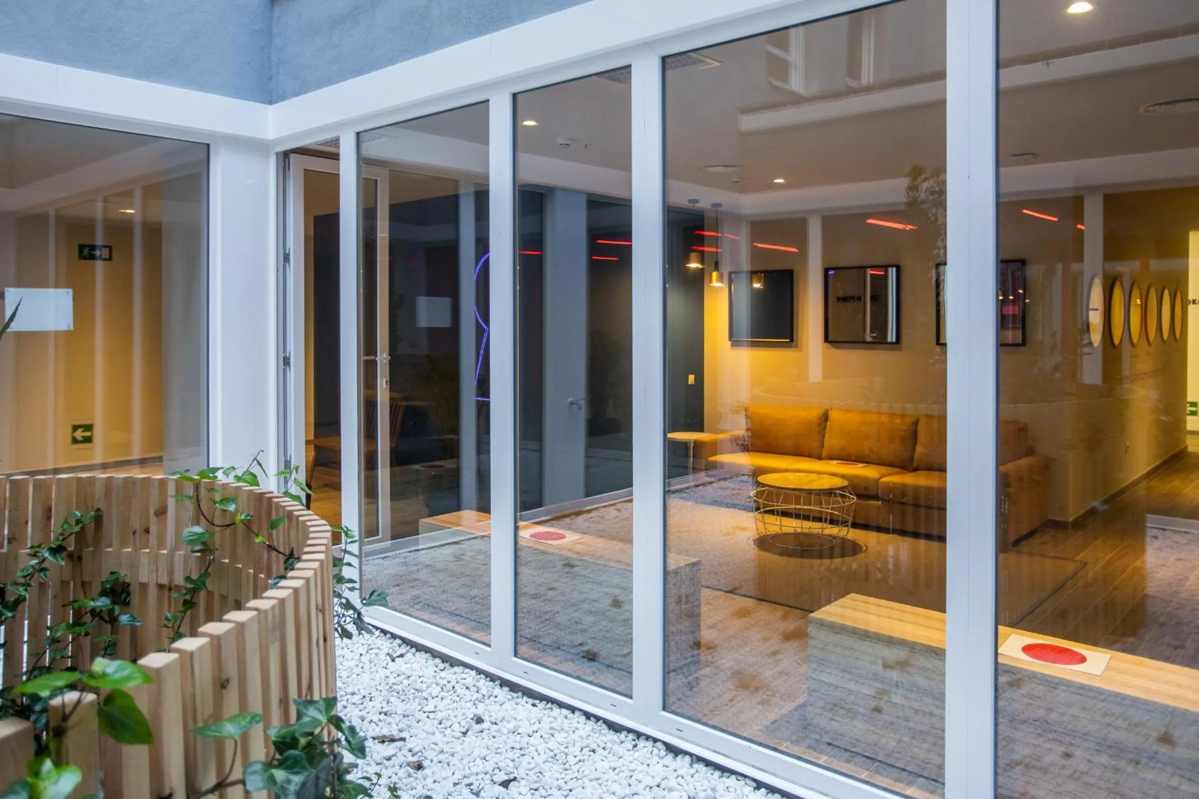 Patio in Micampus Bilbao Student Residence