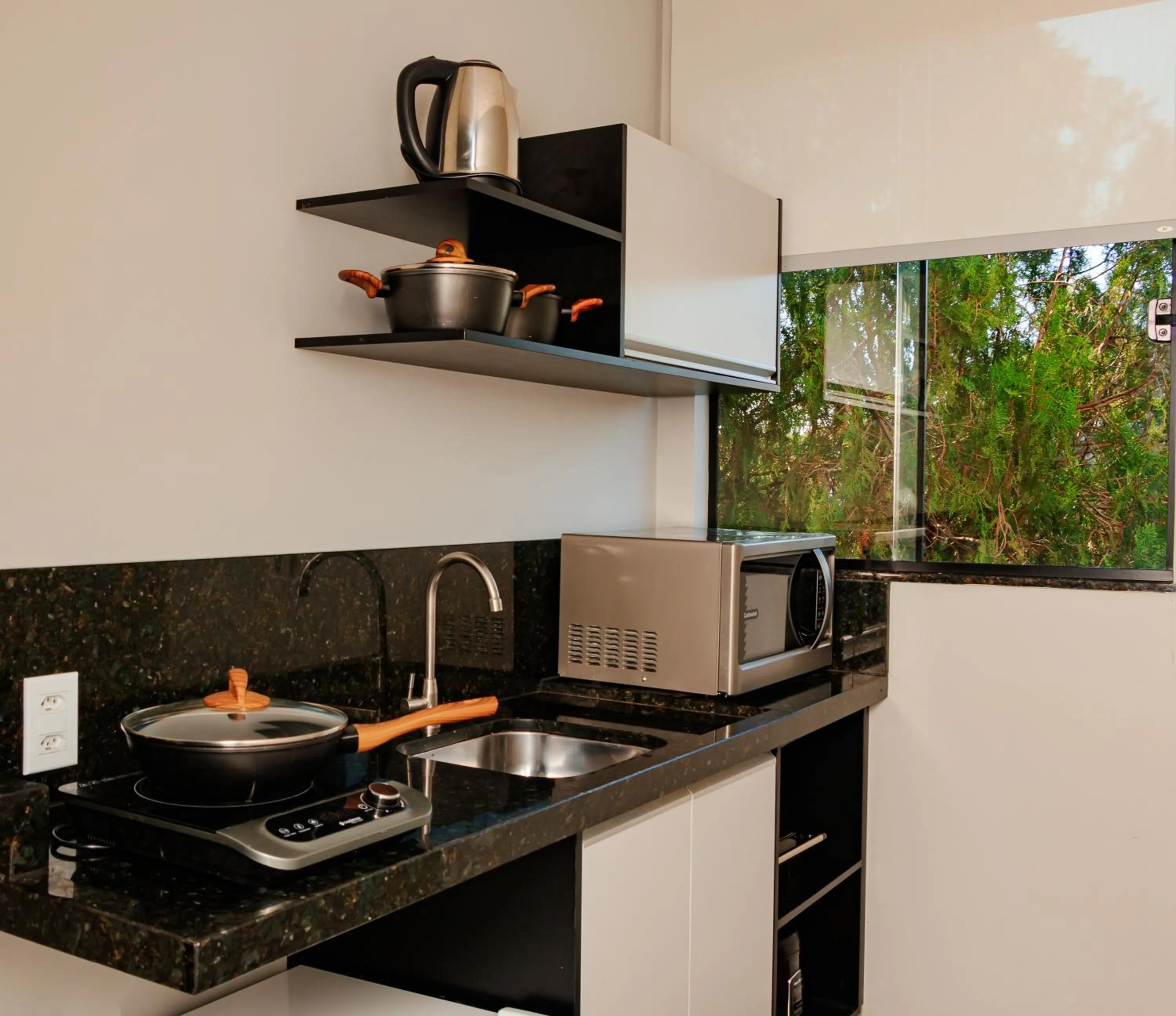 Kitchen or kitchenette in Vila Castelo Residencial no Centro de Foz