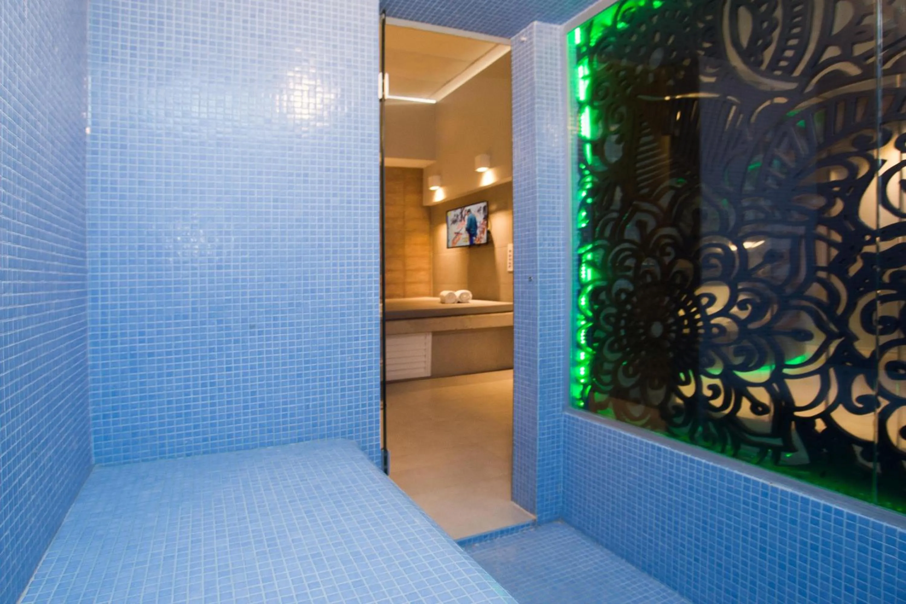 Sauna in Lush Motel Ipiranga