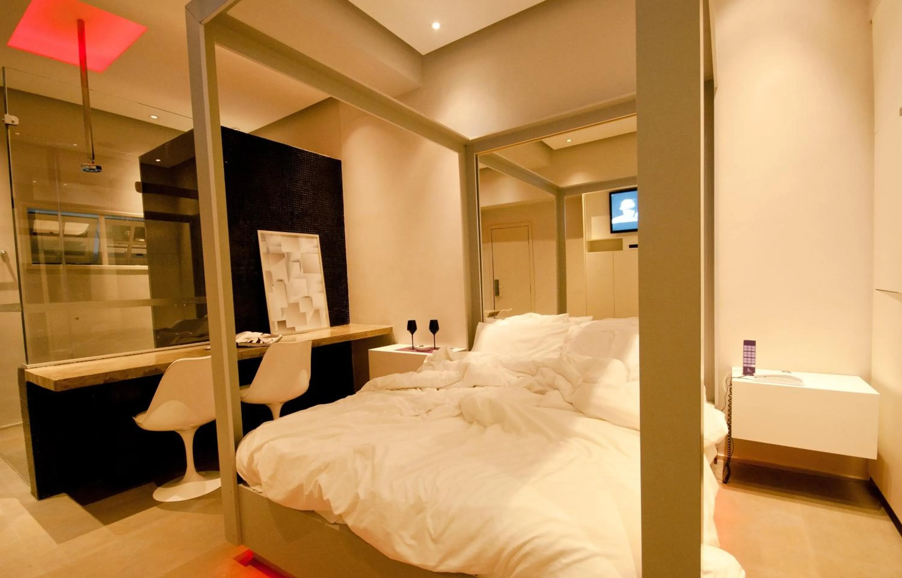 Bed in Lush Motel Ipiranga