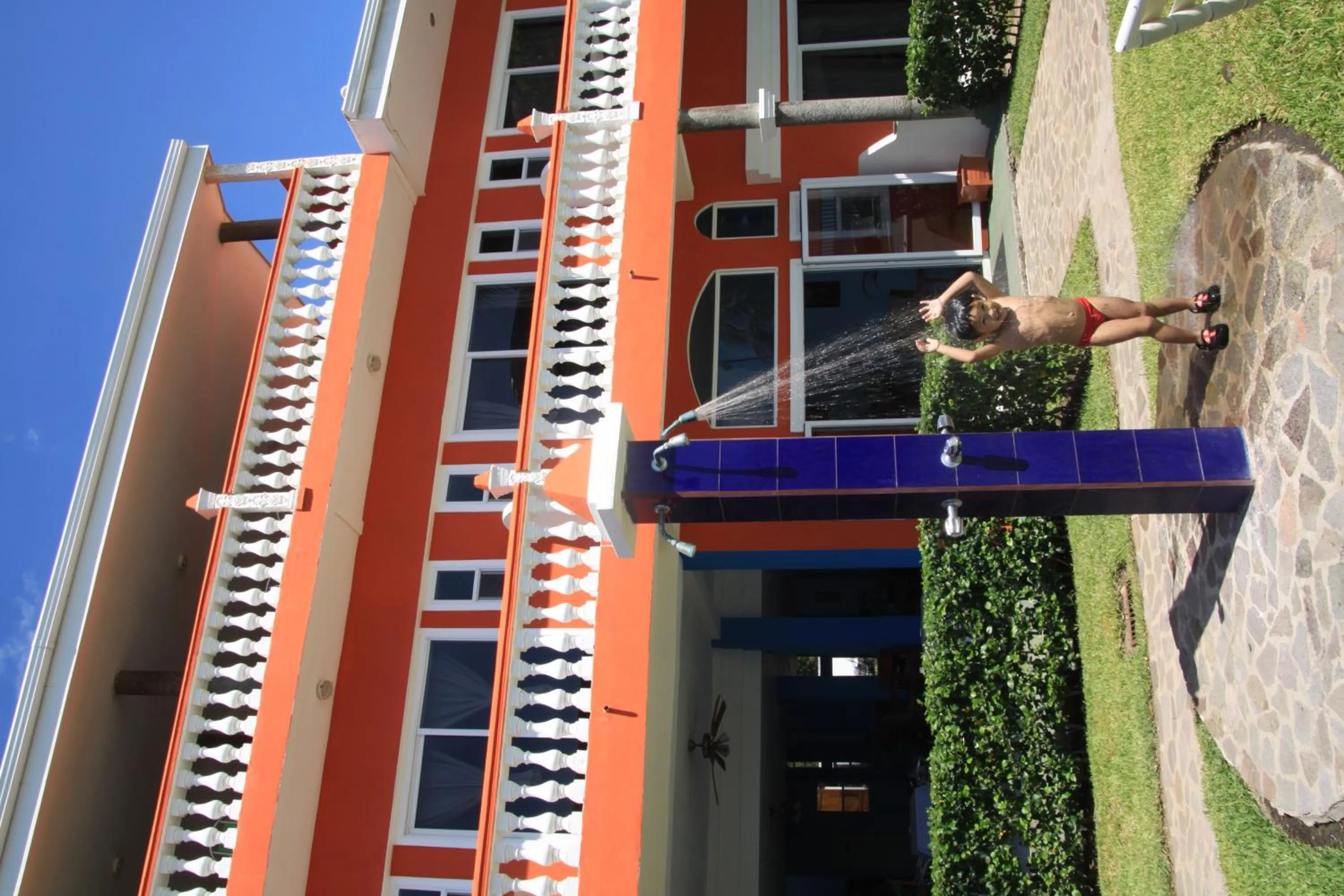 Facade/entrance in Sabas Beach Resort