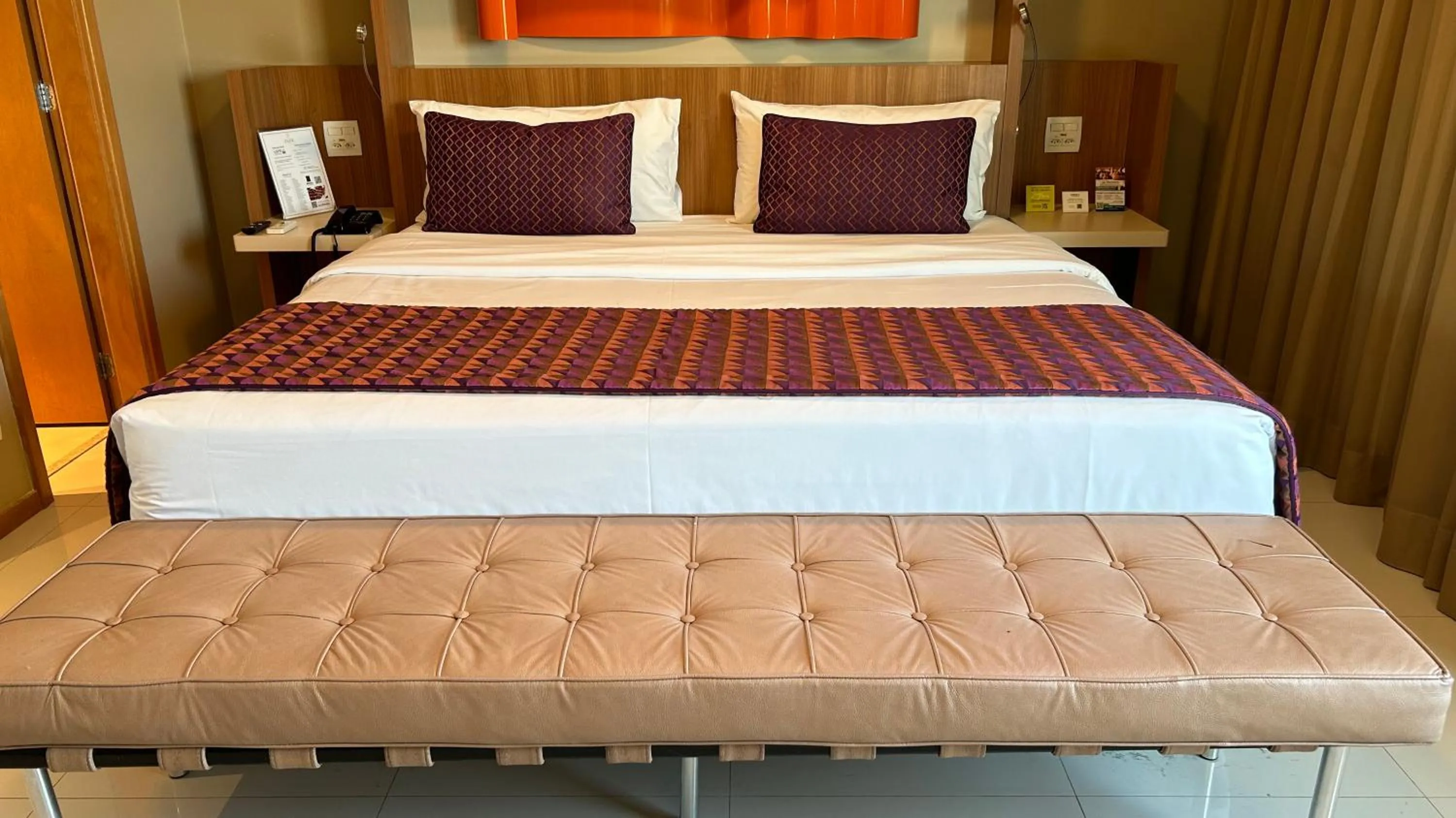 Bed in Jade Hotel Brasília