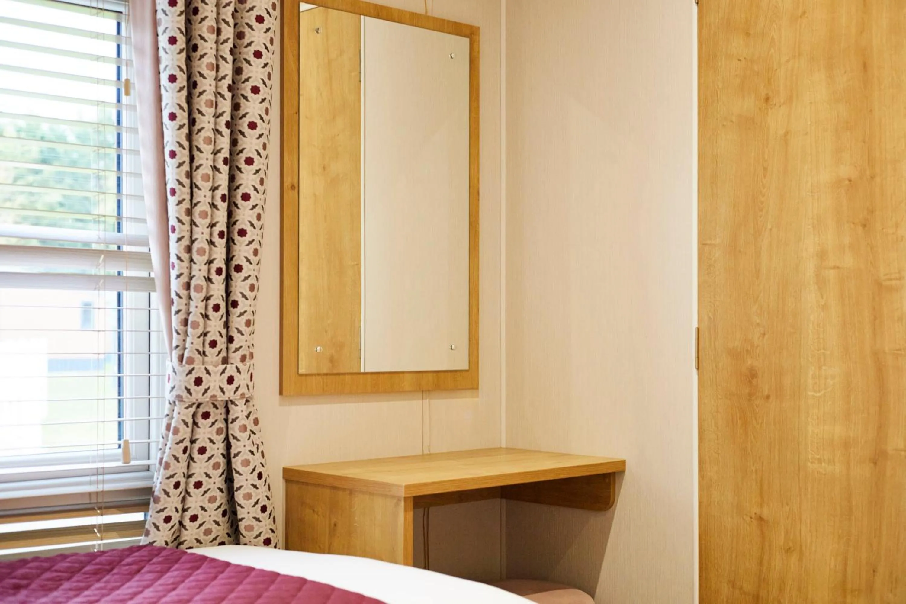 Bed in Kinship Lodge with Hot Tub