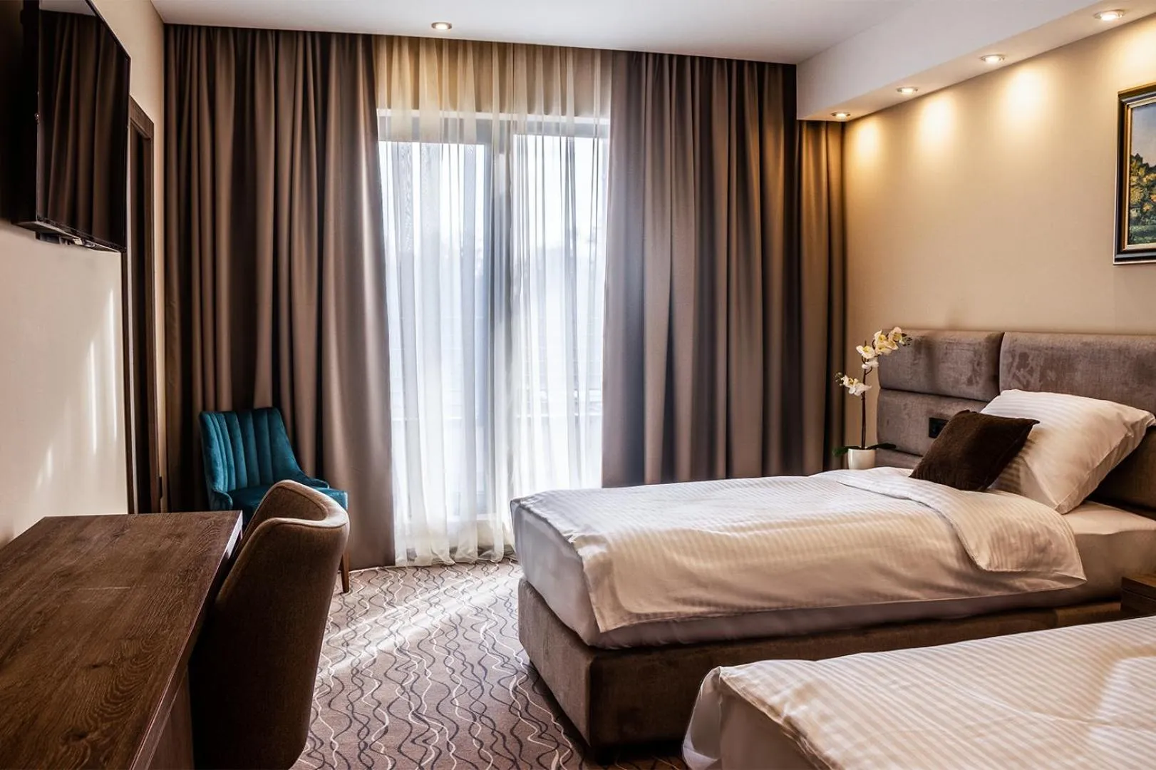 Bed in Garni hotel FILIA