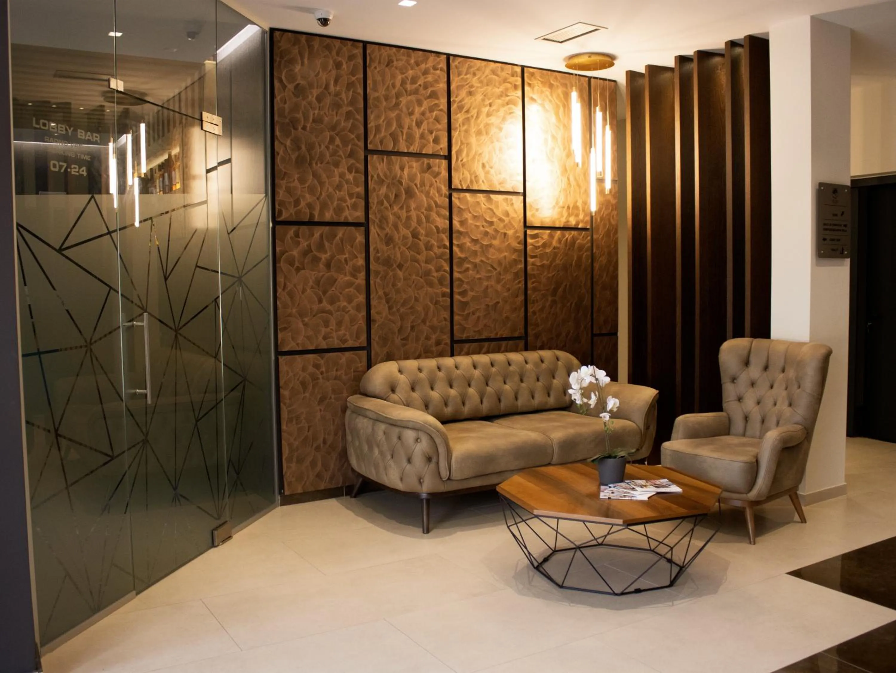 Lobby or reception in Garni hotel FILIA