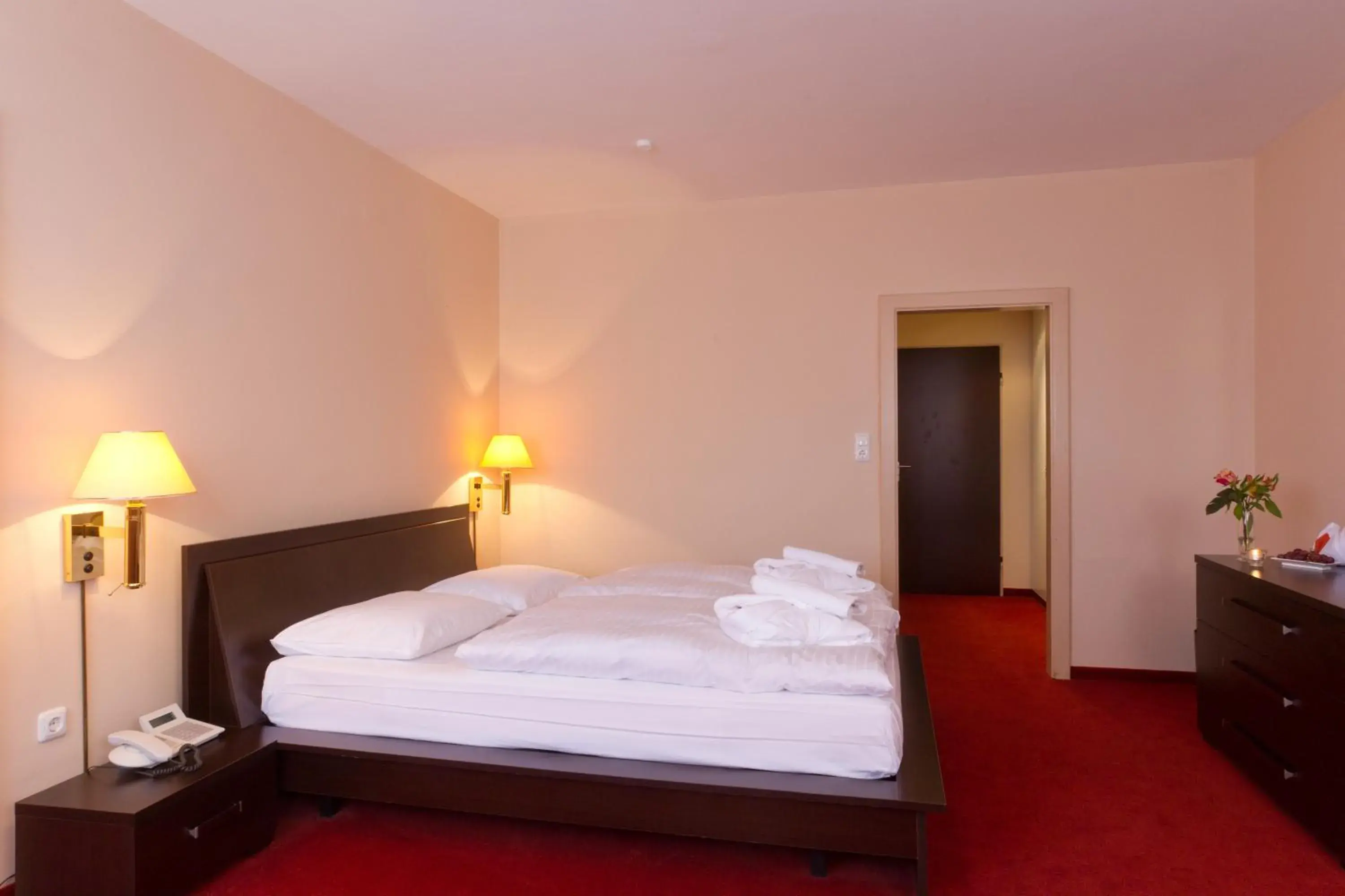 Bedroom, Bed in Hotel Alexandersbad Bedroom, Bed in Hotel Alexandersbad