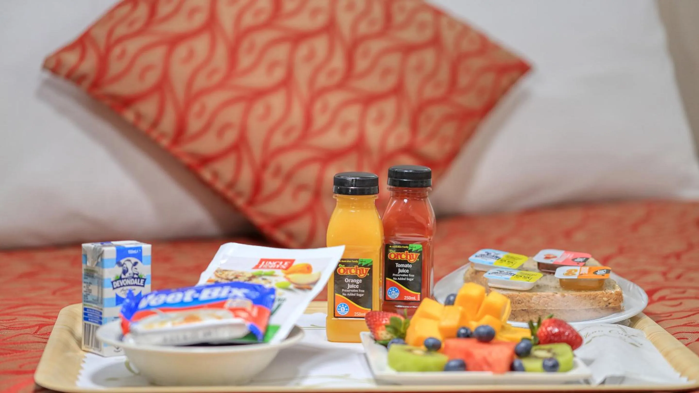 Continental breakfast in Motel Carnarvon