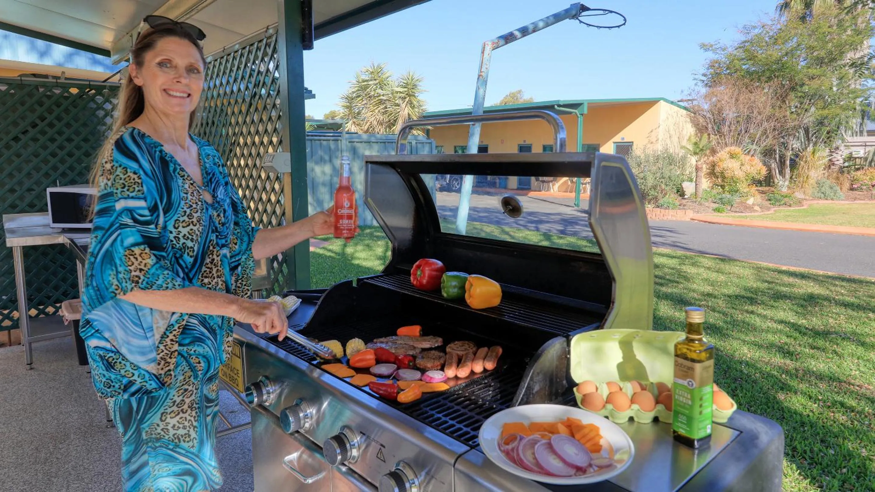 BBQ facilities in Motel Carnarvon