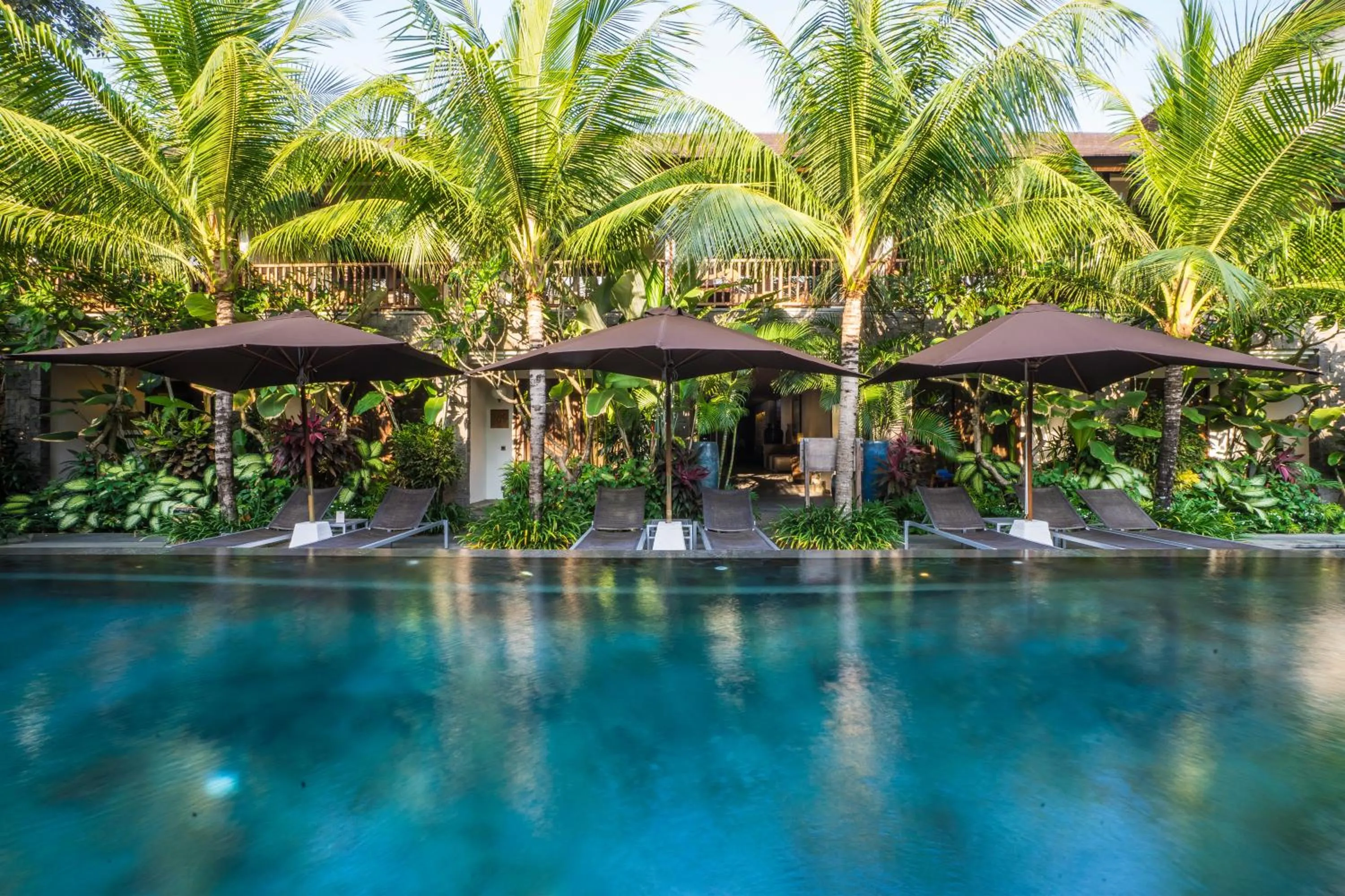 Pool view in Kejora Suites