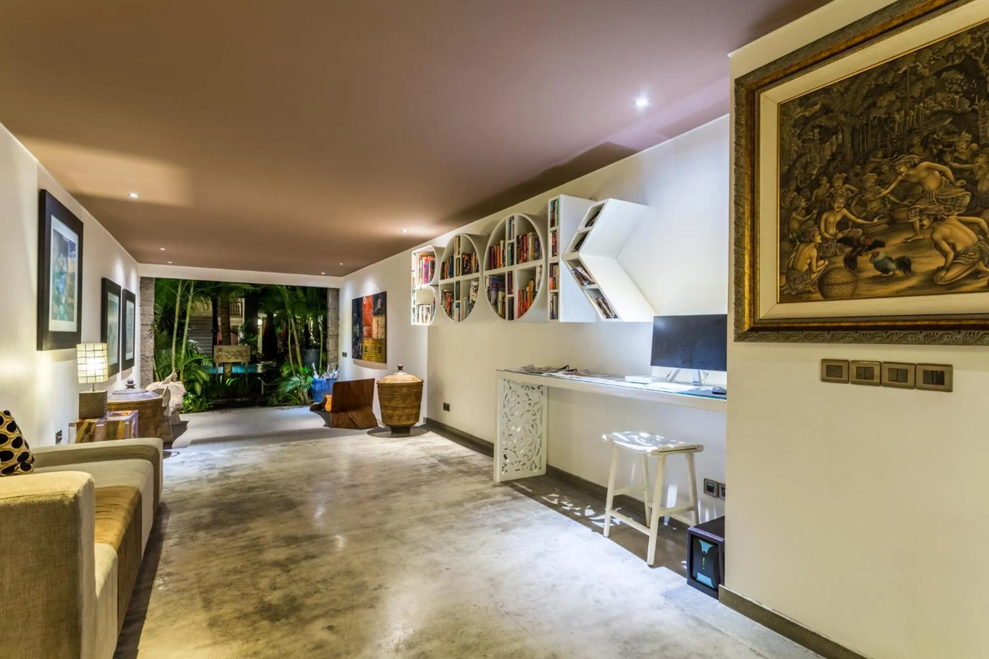 Library in Kejora Suites