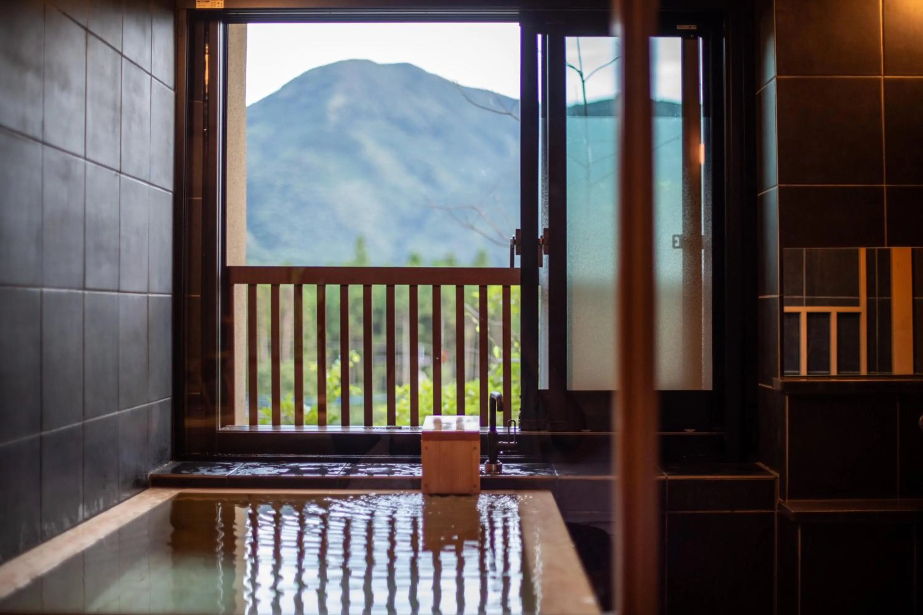 Hot Spring Bath in Oyado Ichizen