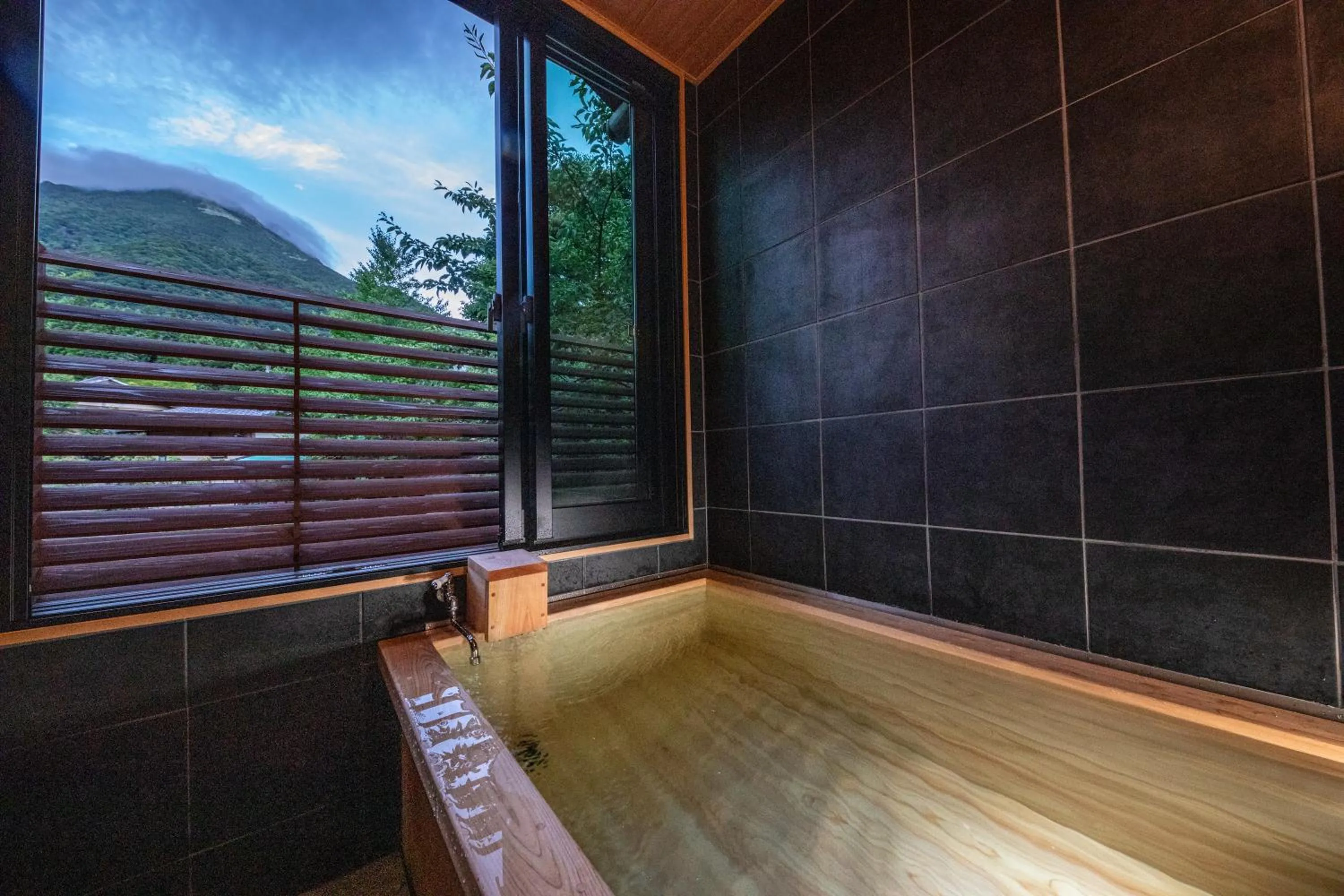 Hot Spring Bath in Oyado Ichizen