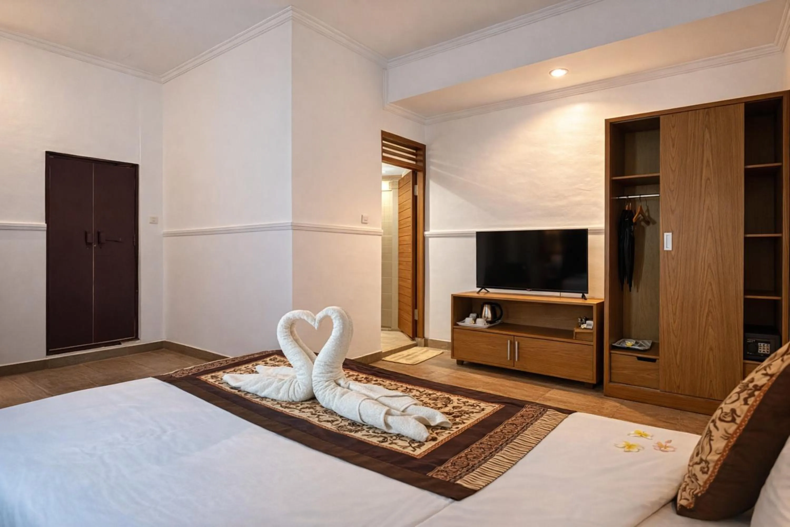 Bedroom, Bed in Puri Anyar Ubud