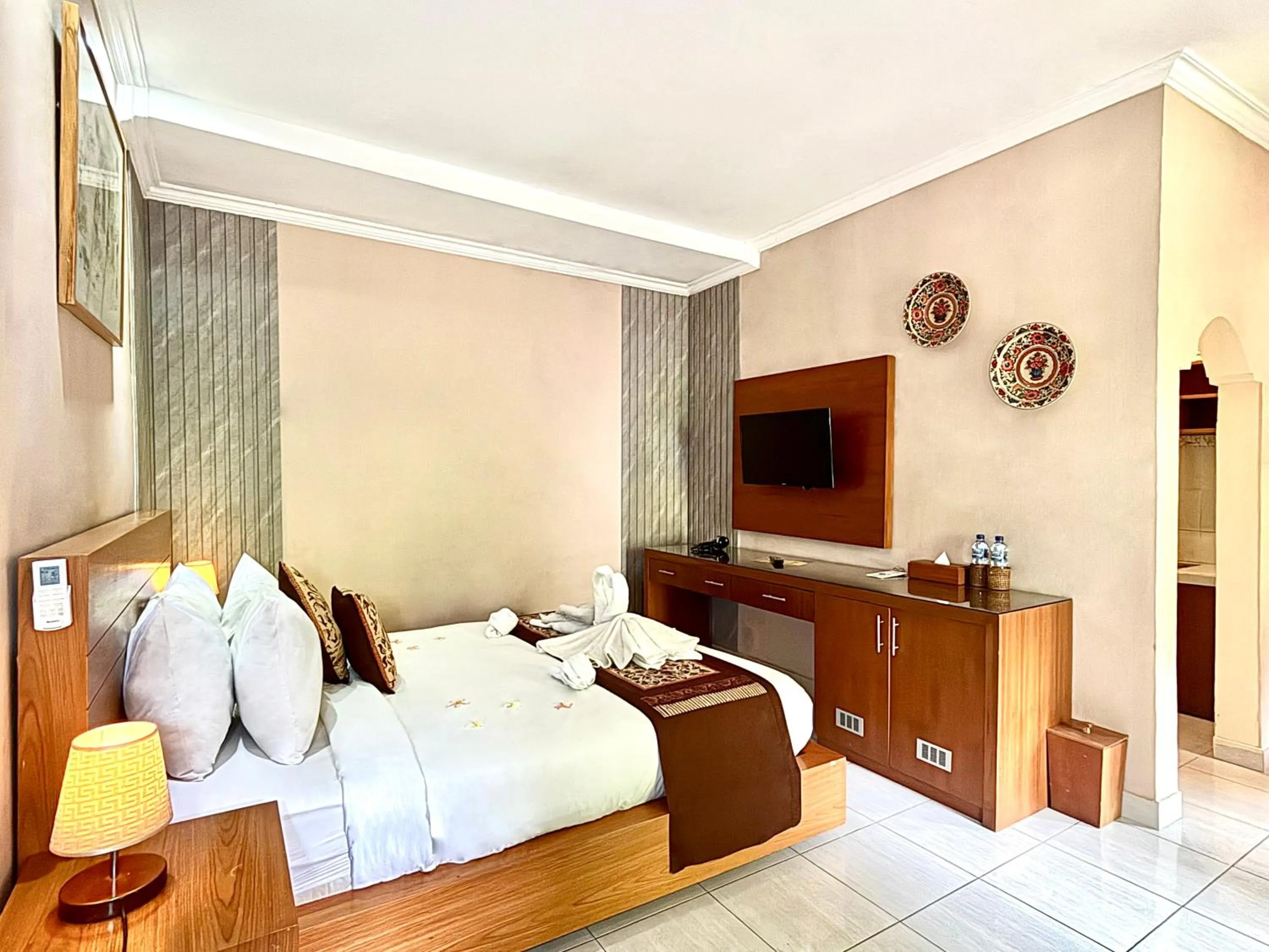 Bedroom, Bed in Puri Anyar Ubud