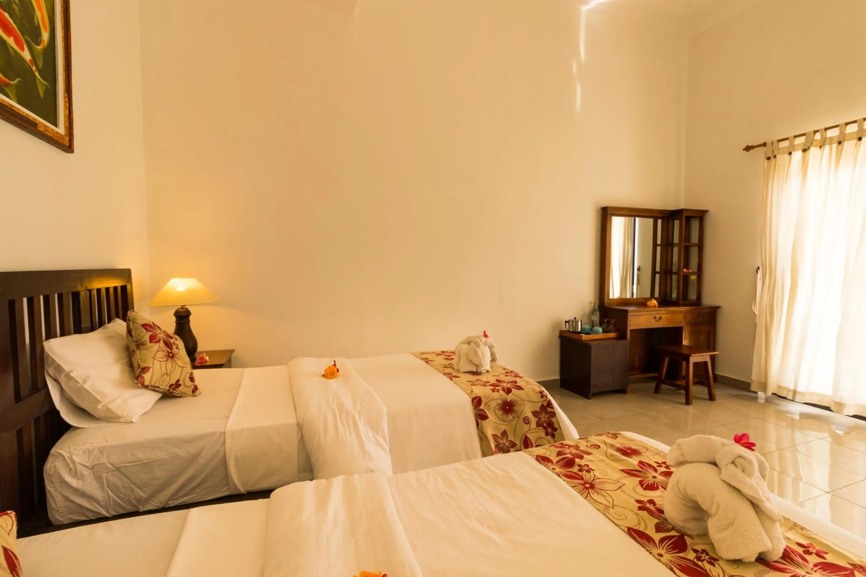 Standard Twin Room with Shared Bathroom in Amed Beach Resort