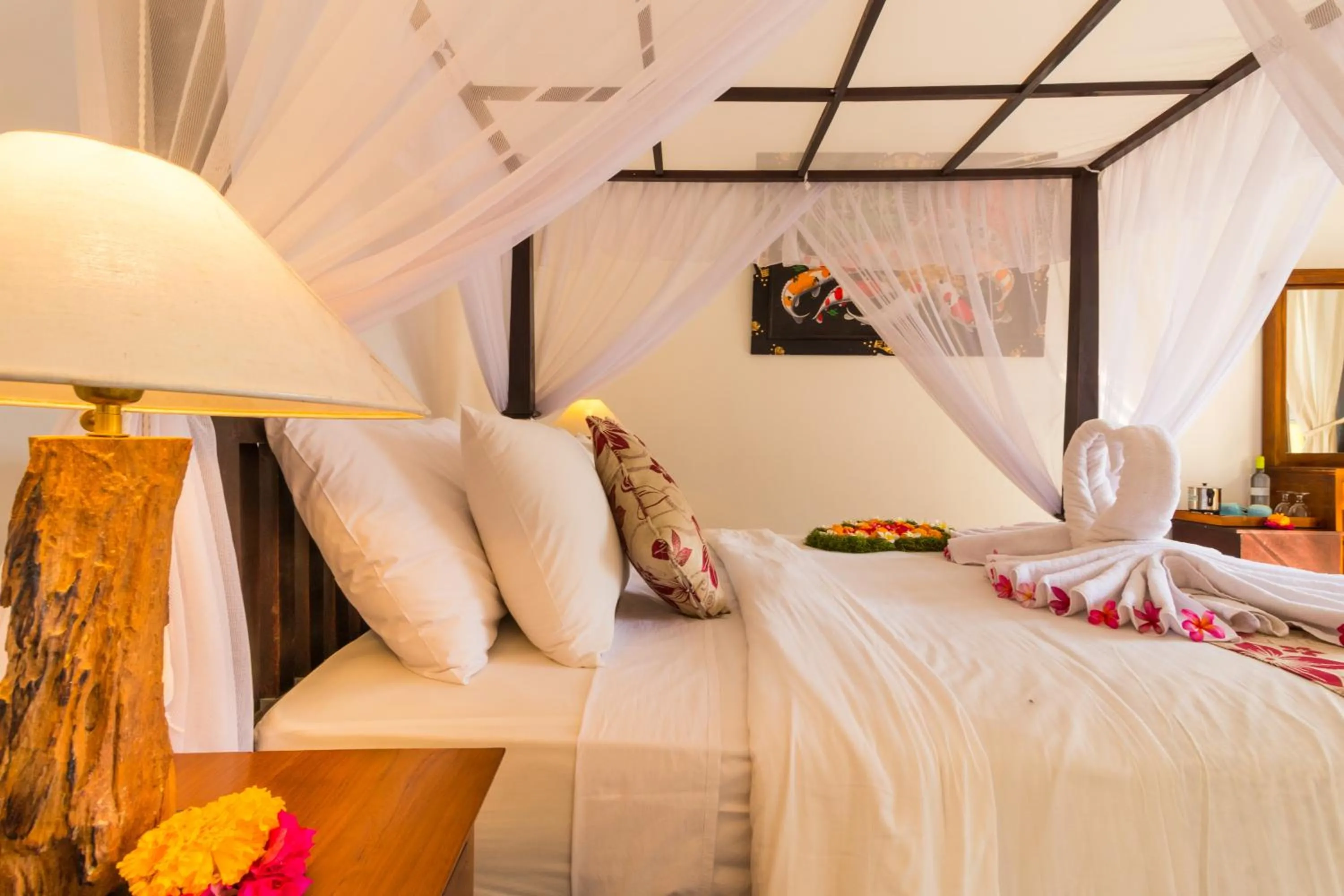 Superior Double Room with Garden View in Amed Beach Resort