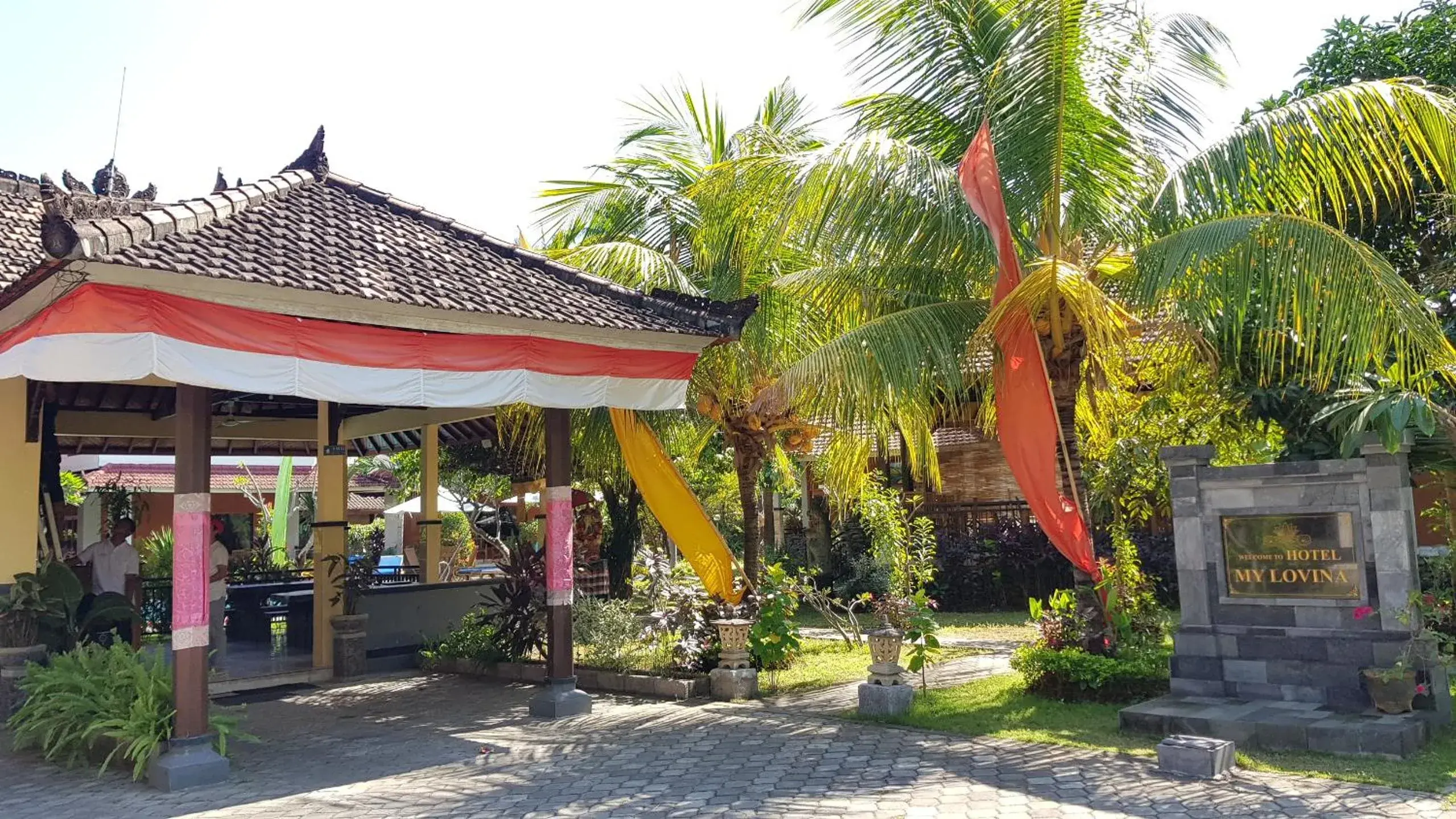 Garden view in Hotel My Lovina Garden view in Hotel My Lovina