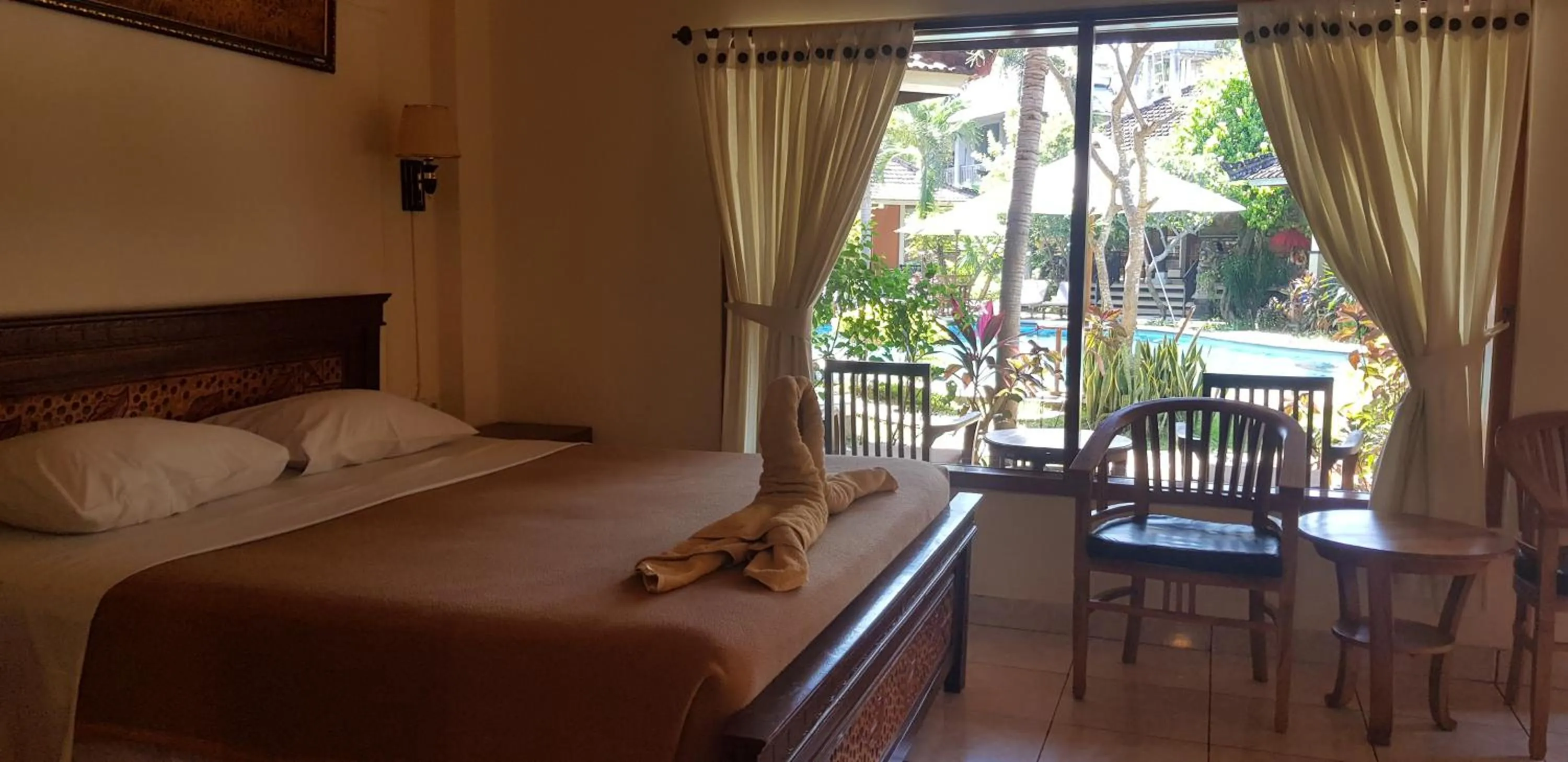 Bed in Hotel My Lovina