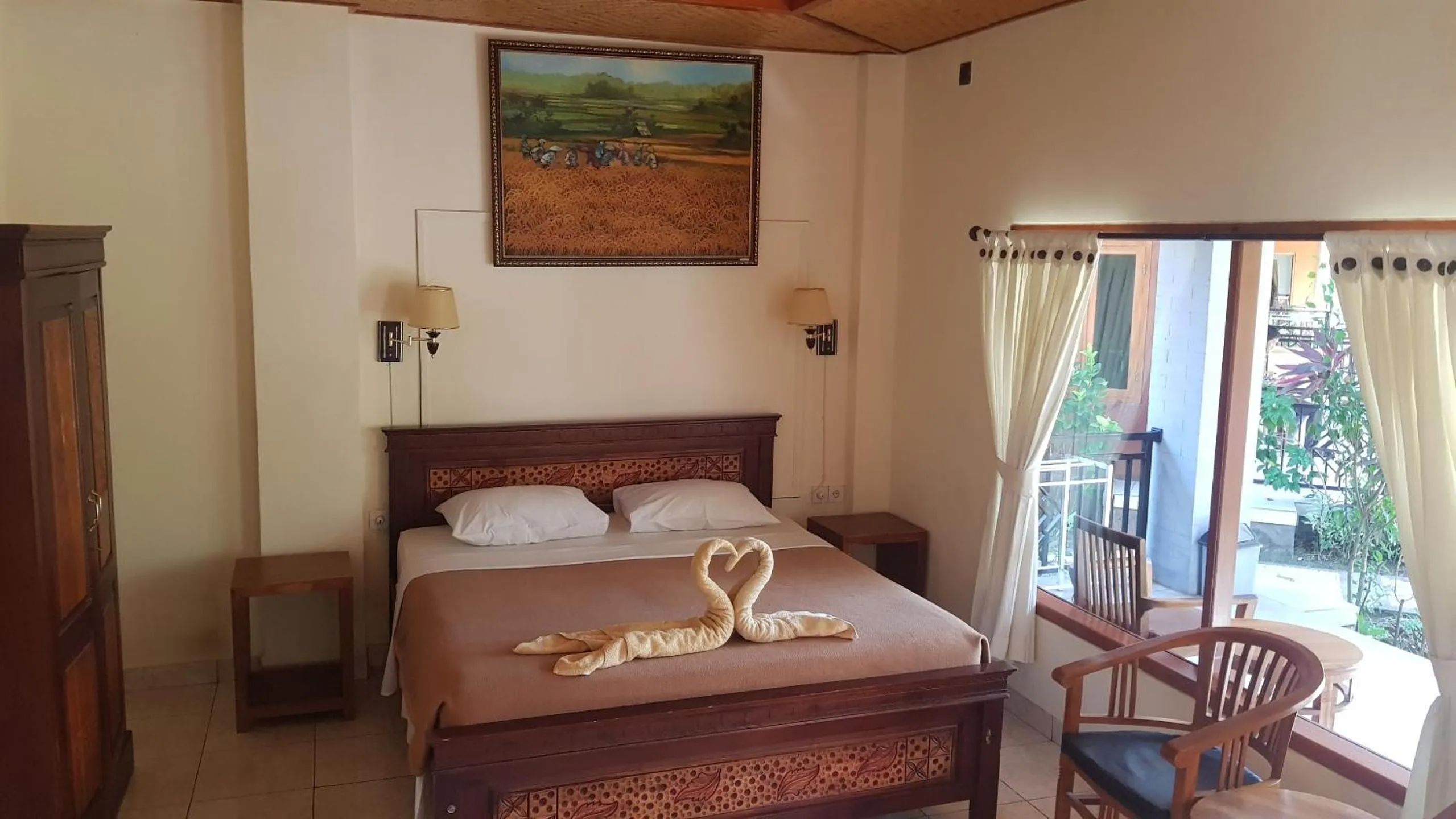 Bed in Hotel My Lovina