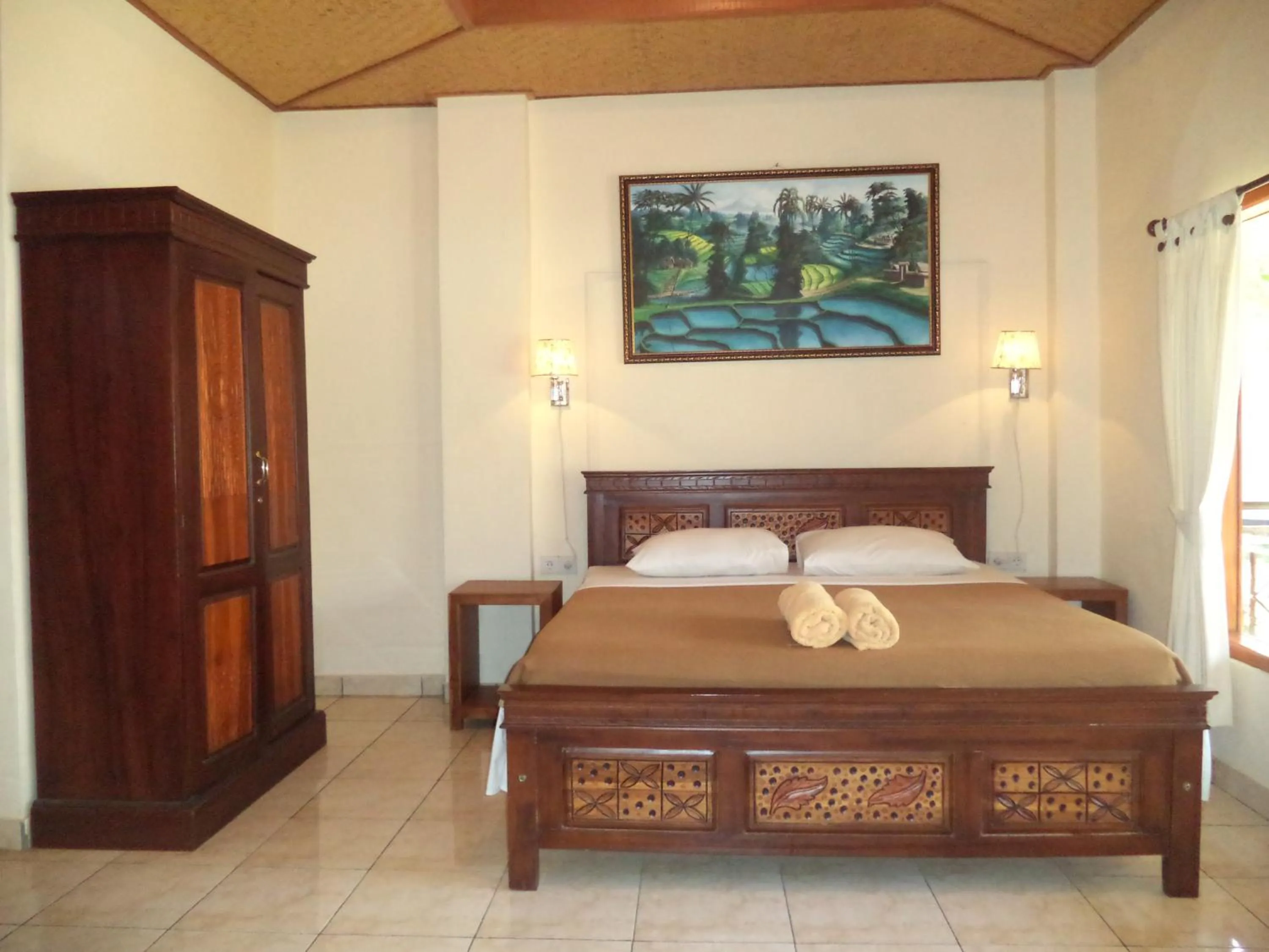 Bed in Hotel My Lovina