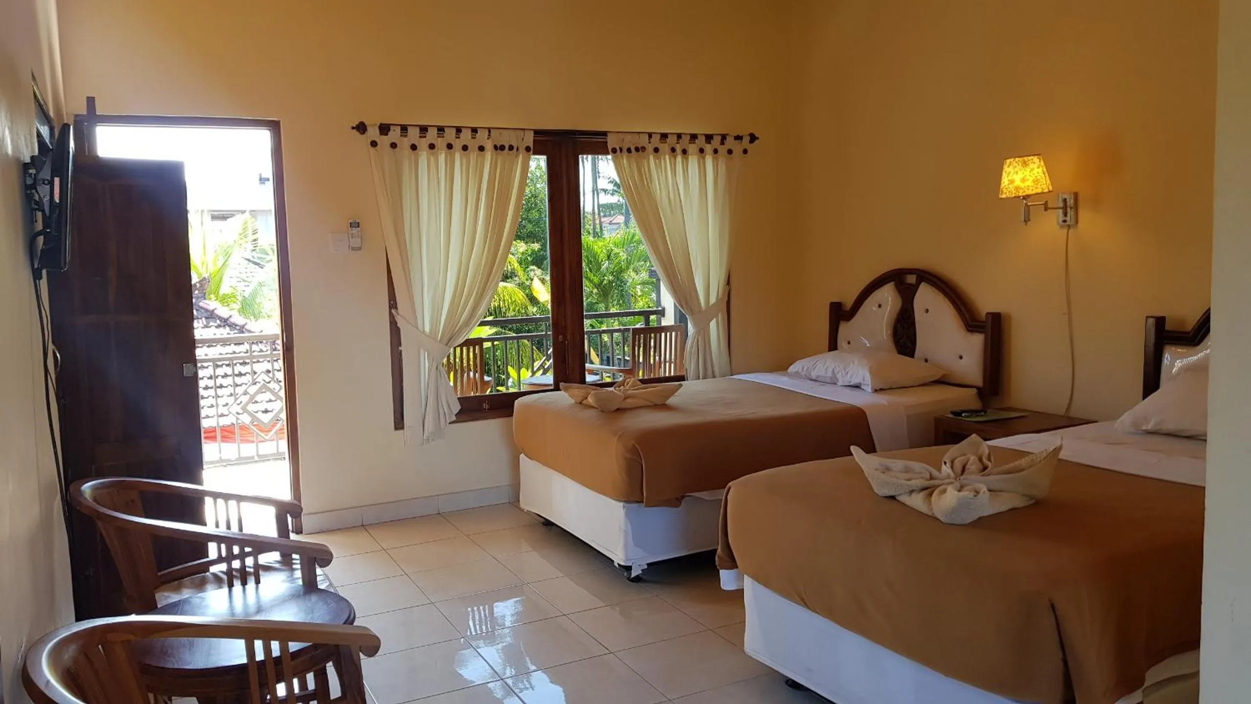 Bed in Hotel My Lovina