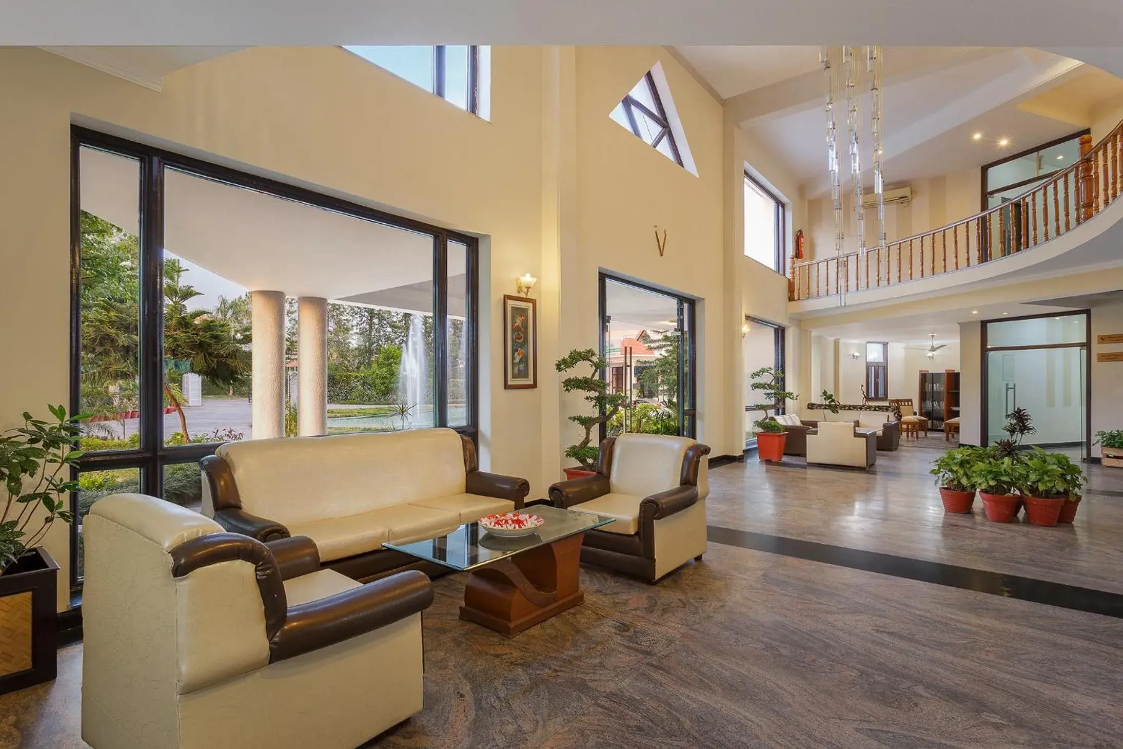 Living room in Naturoville Wellness Resort Rishikesh - Surrounded by Nature, Rooted in Wellness Living room in Naturoville Wellness Resort Rishikesh - Surrounded by Nature, Rooted in Wellness