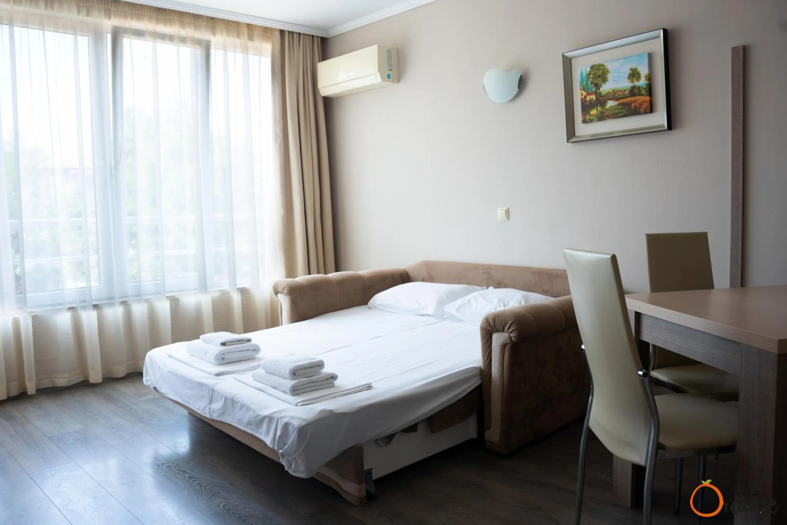 Bed in Villa Orange