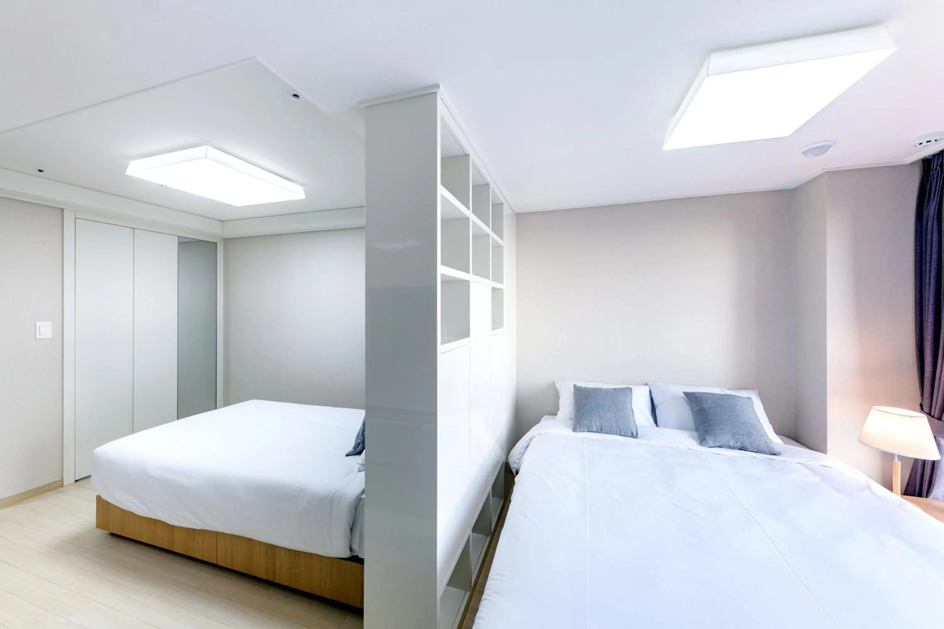 Bed in Shin Shin Hotel Seogwipo