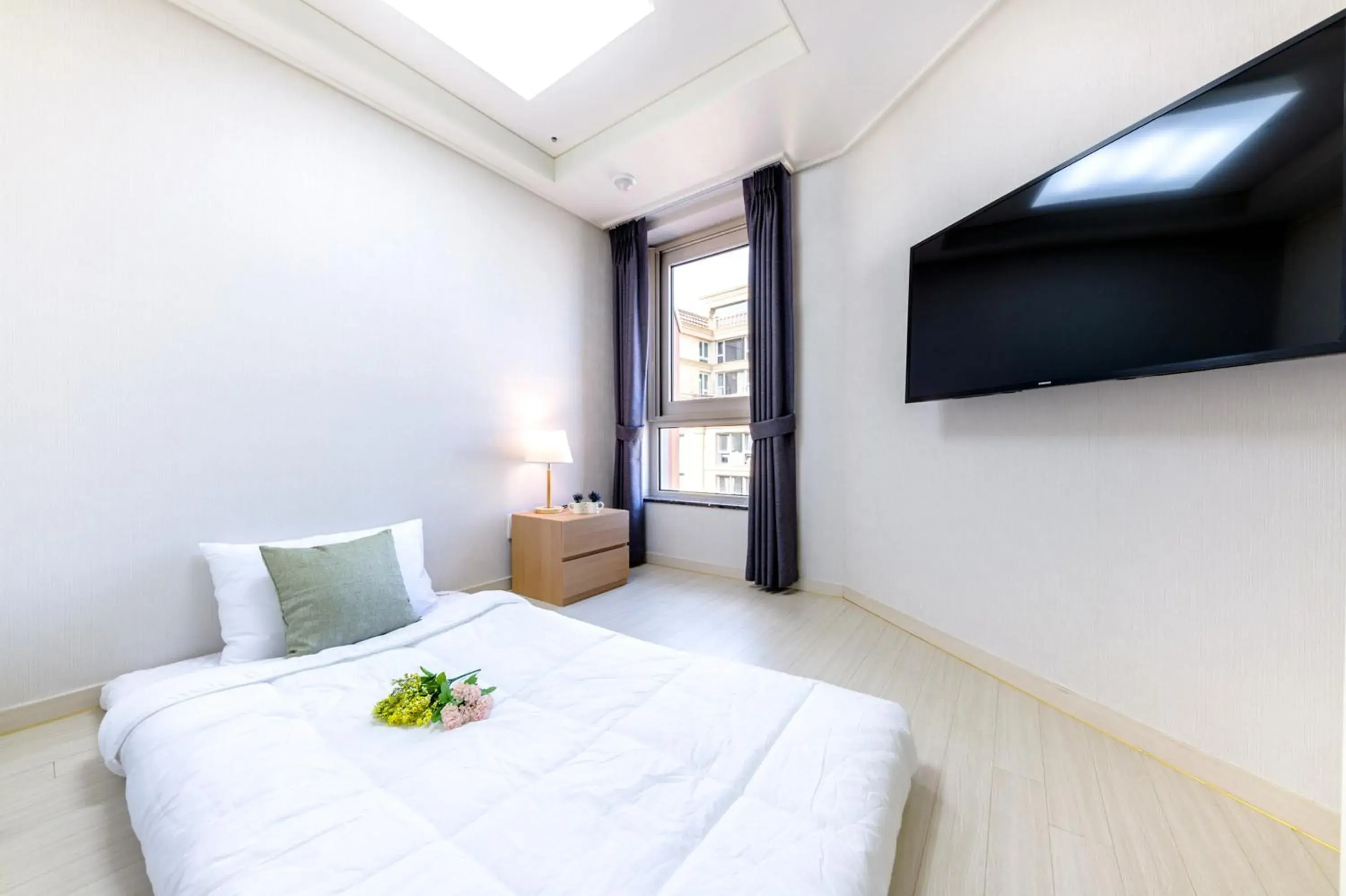 Bed in Shin Shin Hotel Seogwipo Bed in Shin Shin Hotel Seogwipo