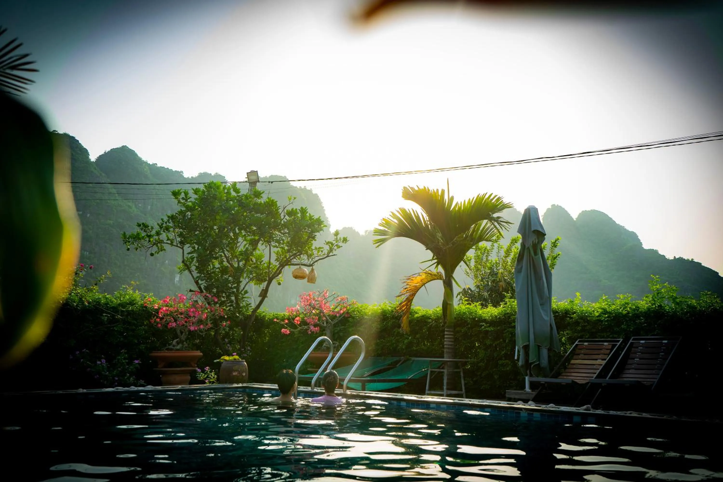 Swimming pool in Tam Coc Minh Hung Homestay