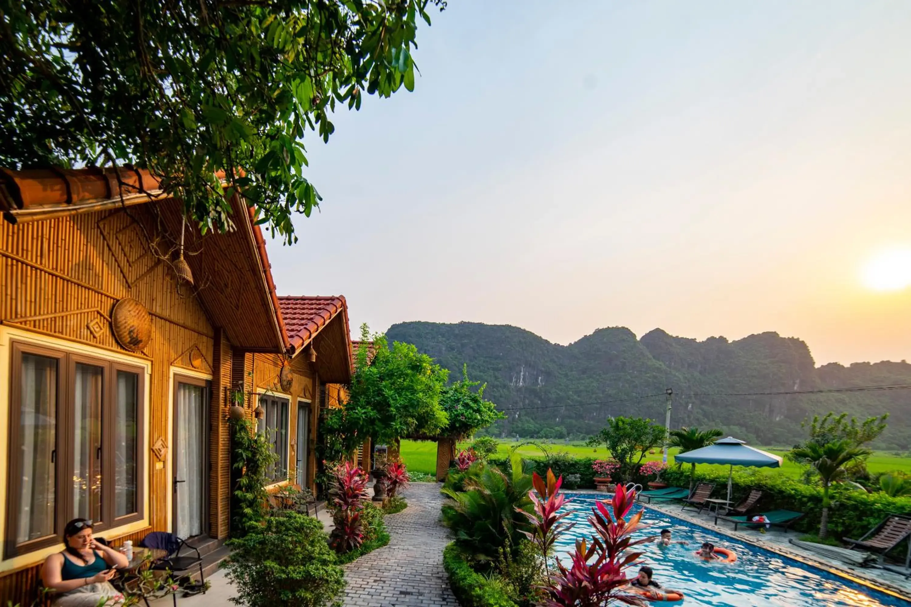 Bungalow with Garden View in Tam Coc Minh Hung Homestay Bungalow with Garden View in Tam Coc Minh Hung Homestay