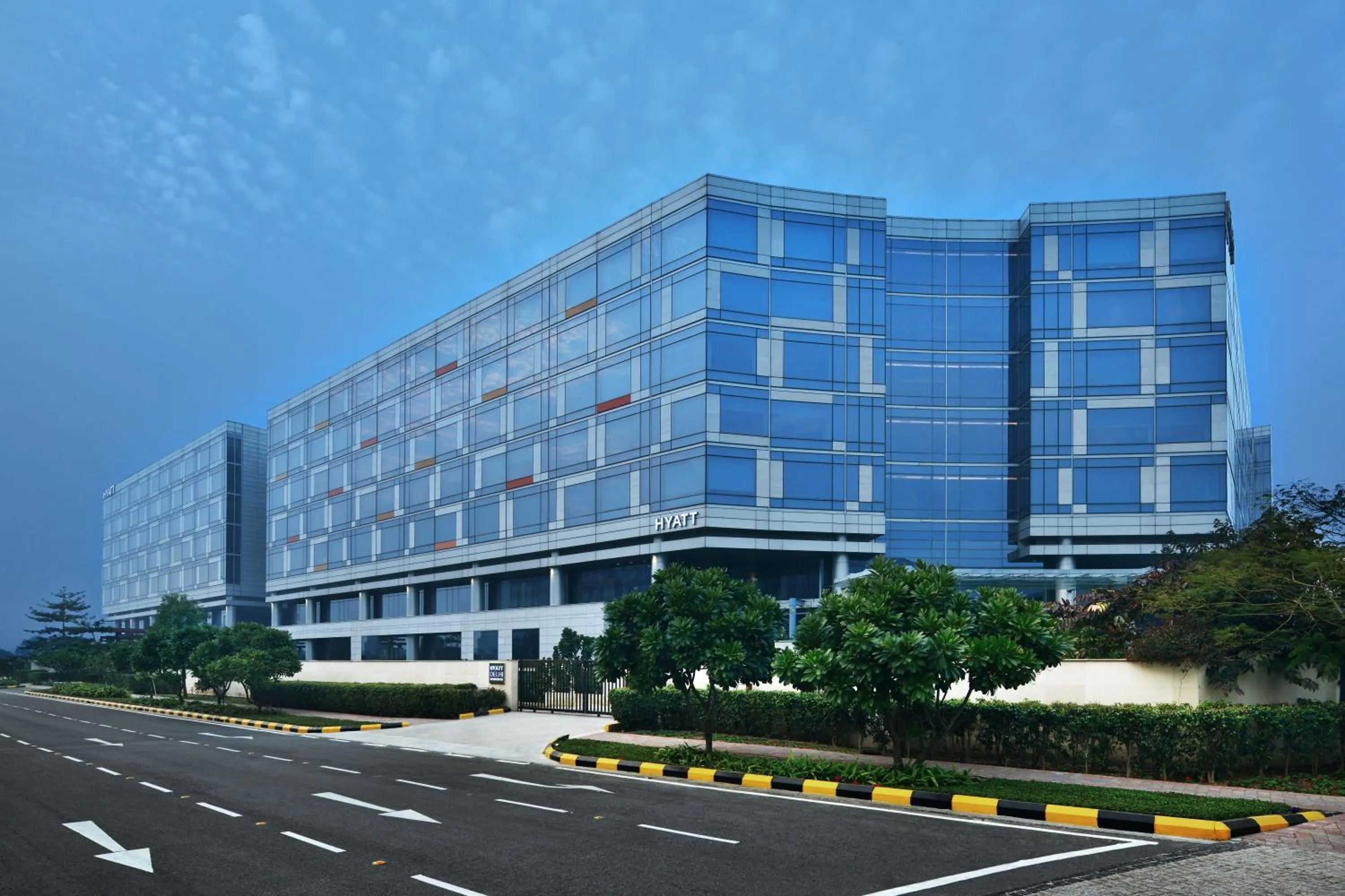 Facade/entrance in Hyatt Delhi Residences