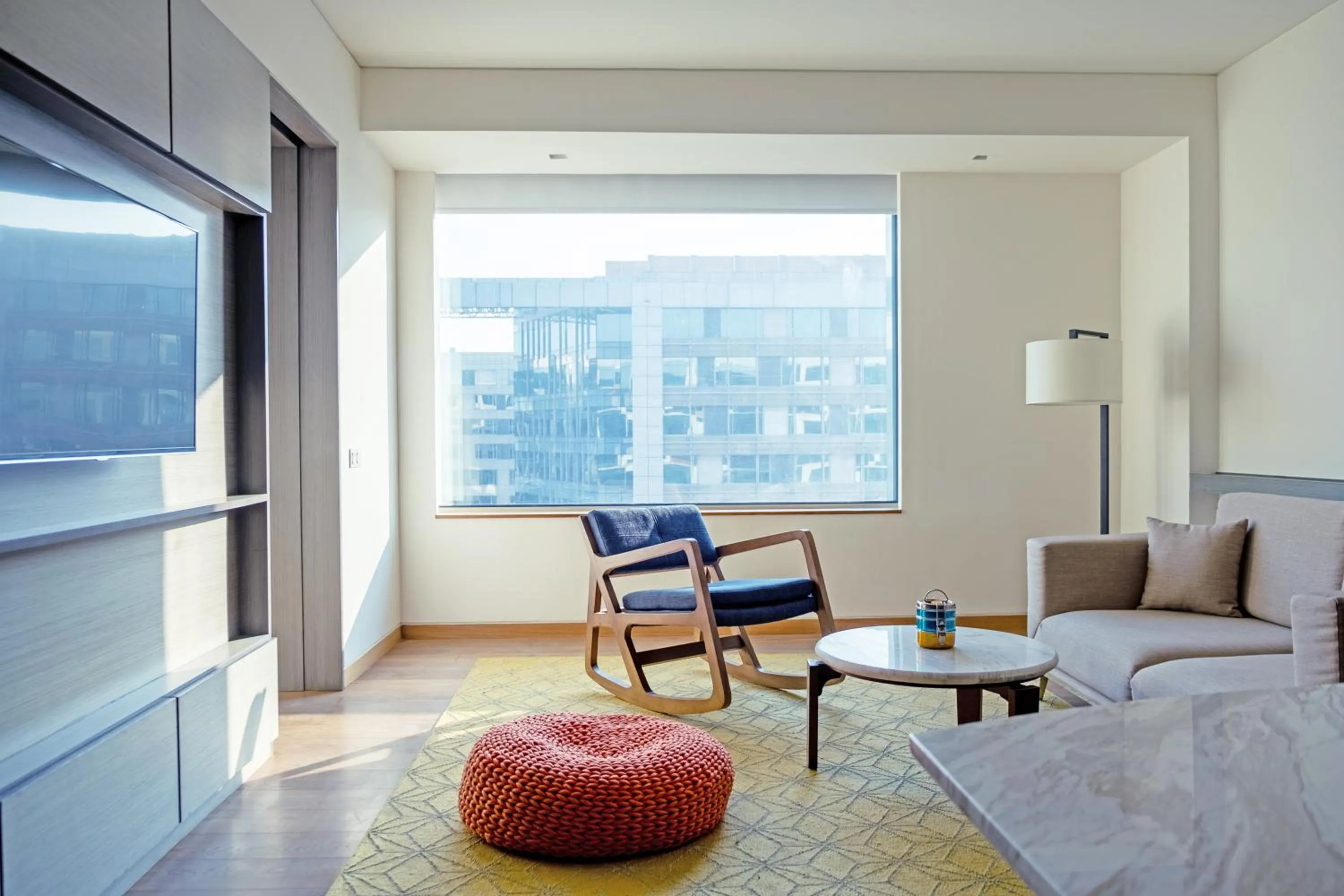 Living room in Hyatt Delhi Residences