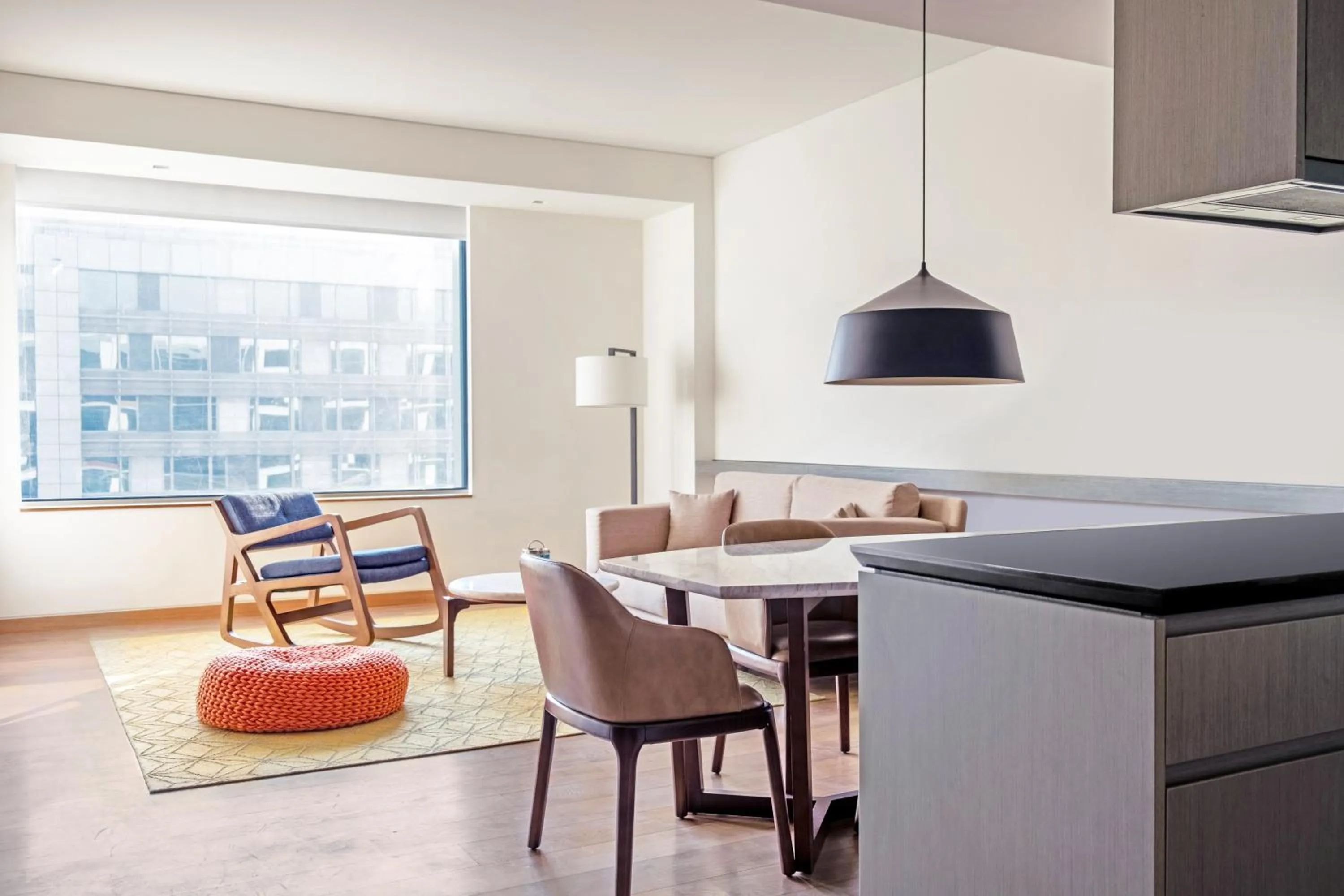 Living room in Hyatt Delhi Residences