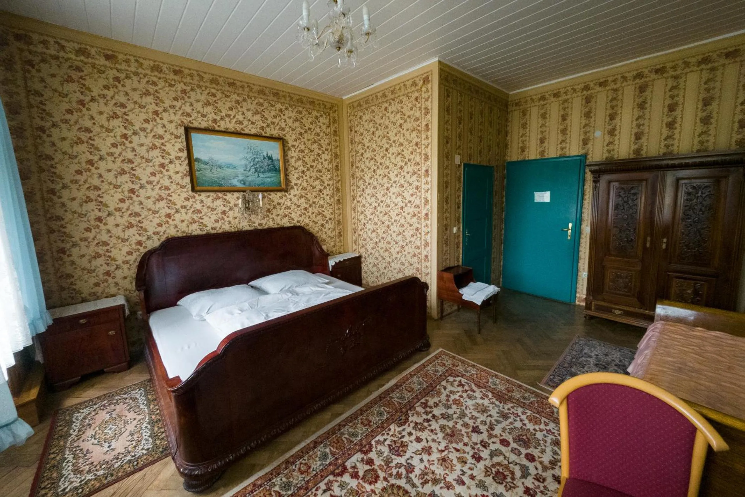 Bed in Pension Zámek Rudník