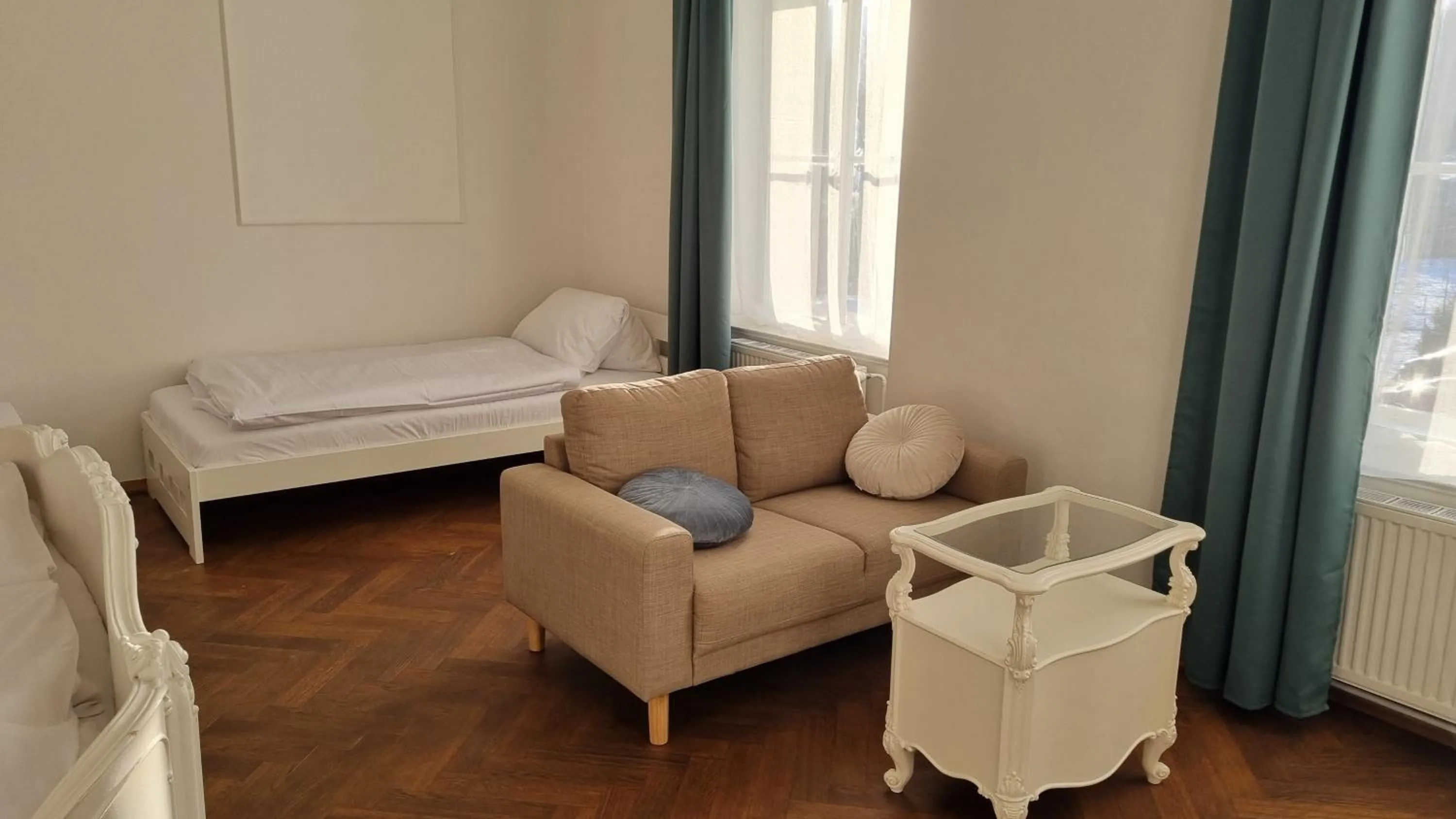 Bed in Pension Zámek Rudník