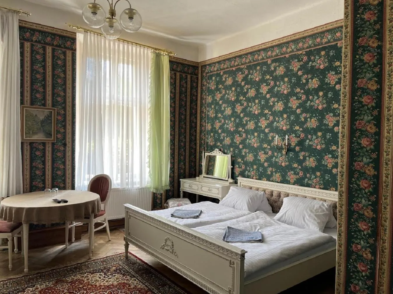 Bed in Pension Zámek Rudník
