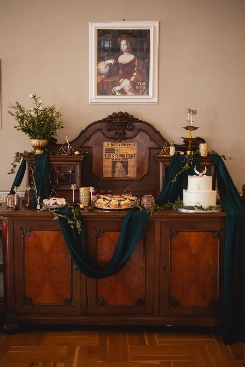 Decorative detail in Pension Zámek Rudník