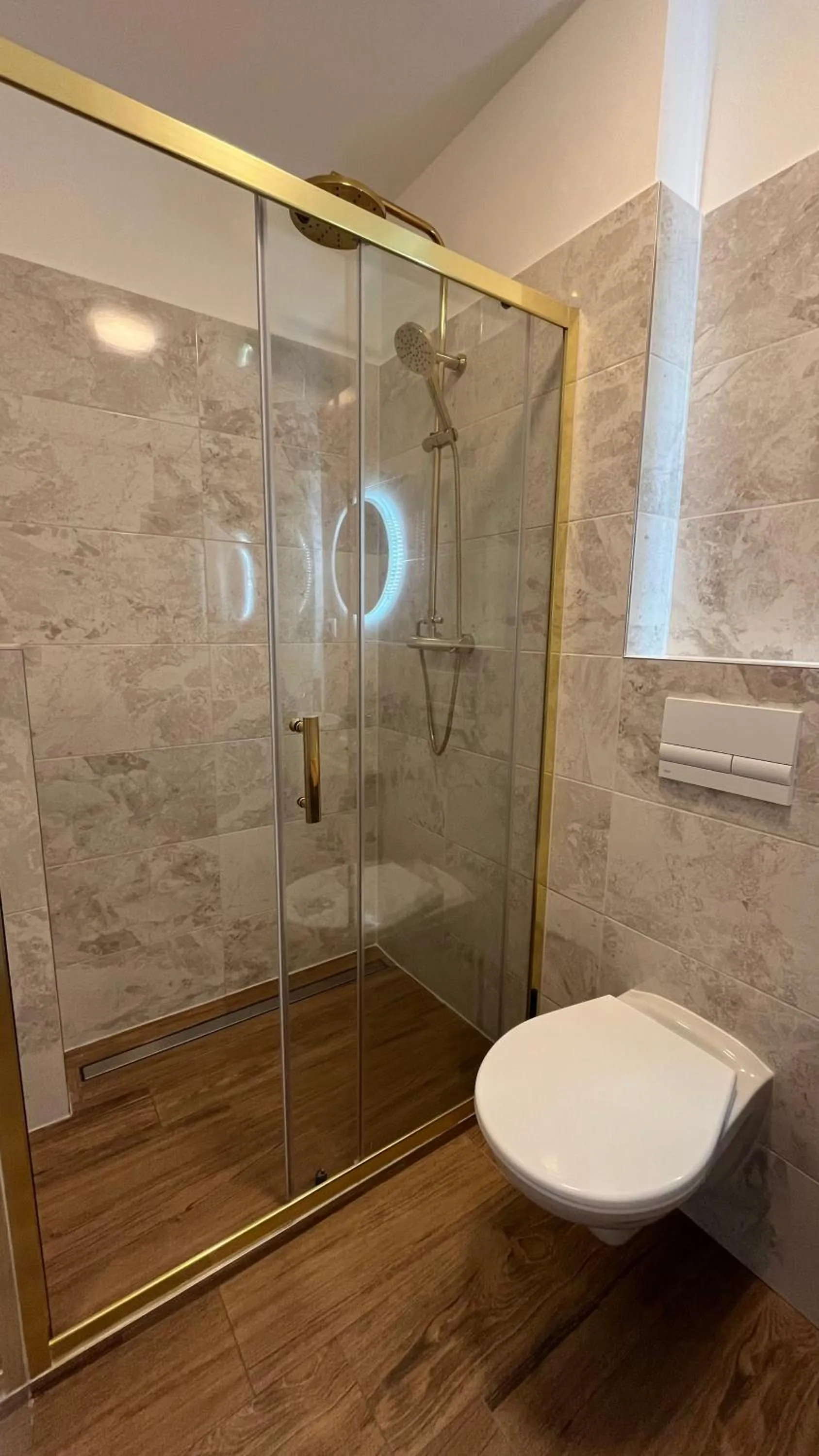 Shower in Pension Zámek Rudník
